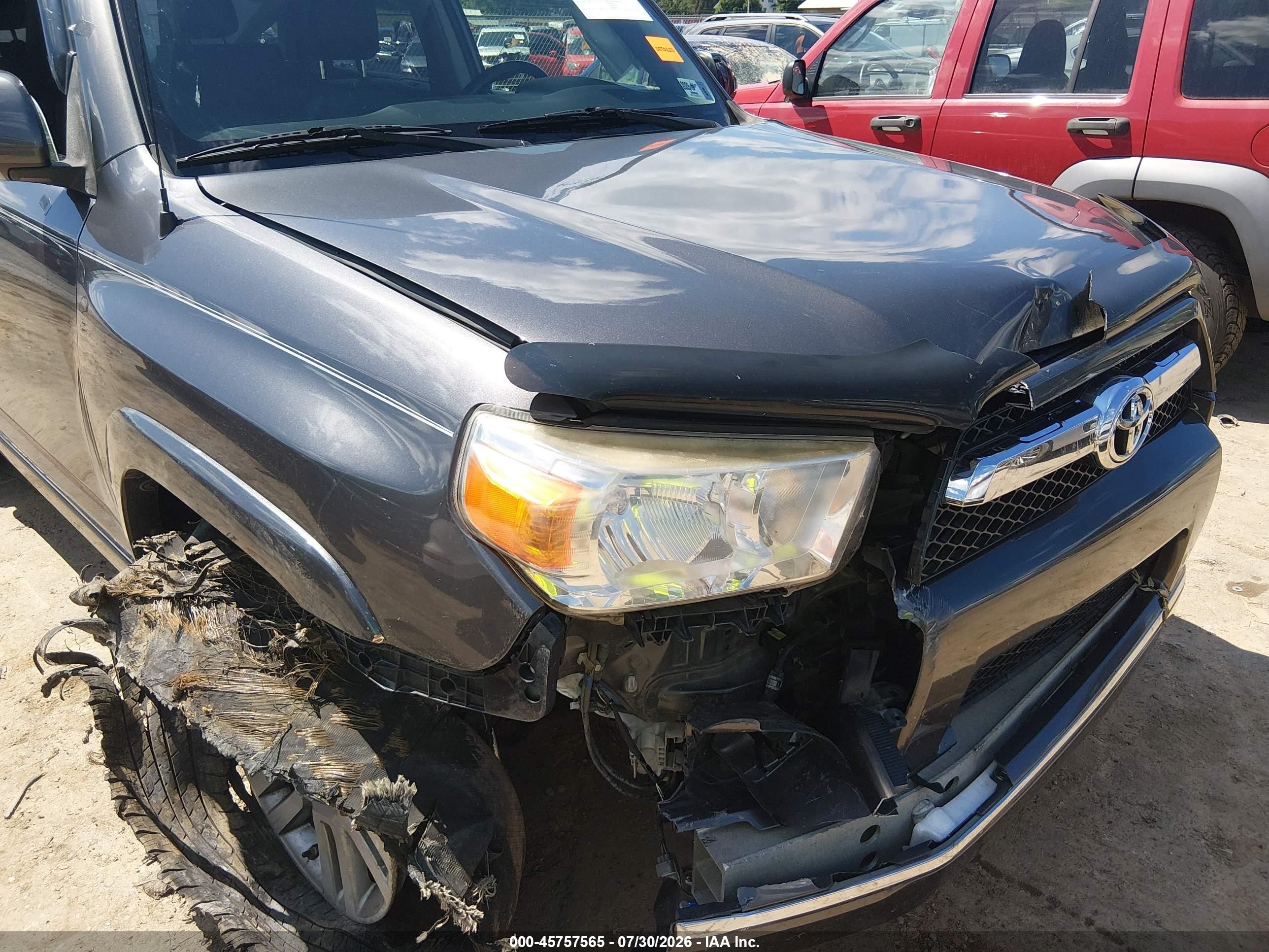 2012 Toyota 4runner Limited Серый vin: JTEBU5JR3C5098838
