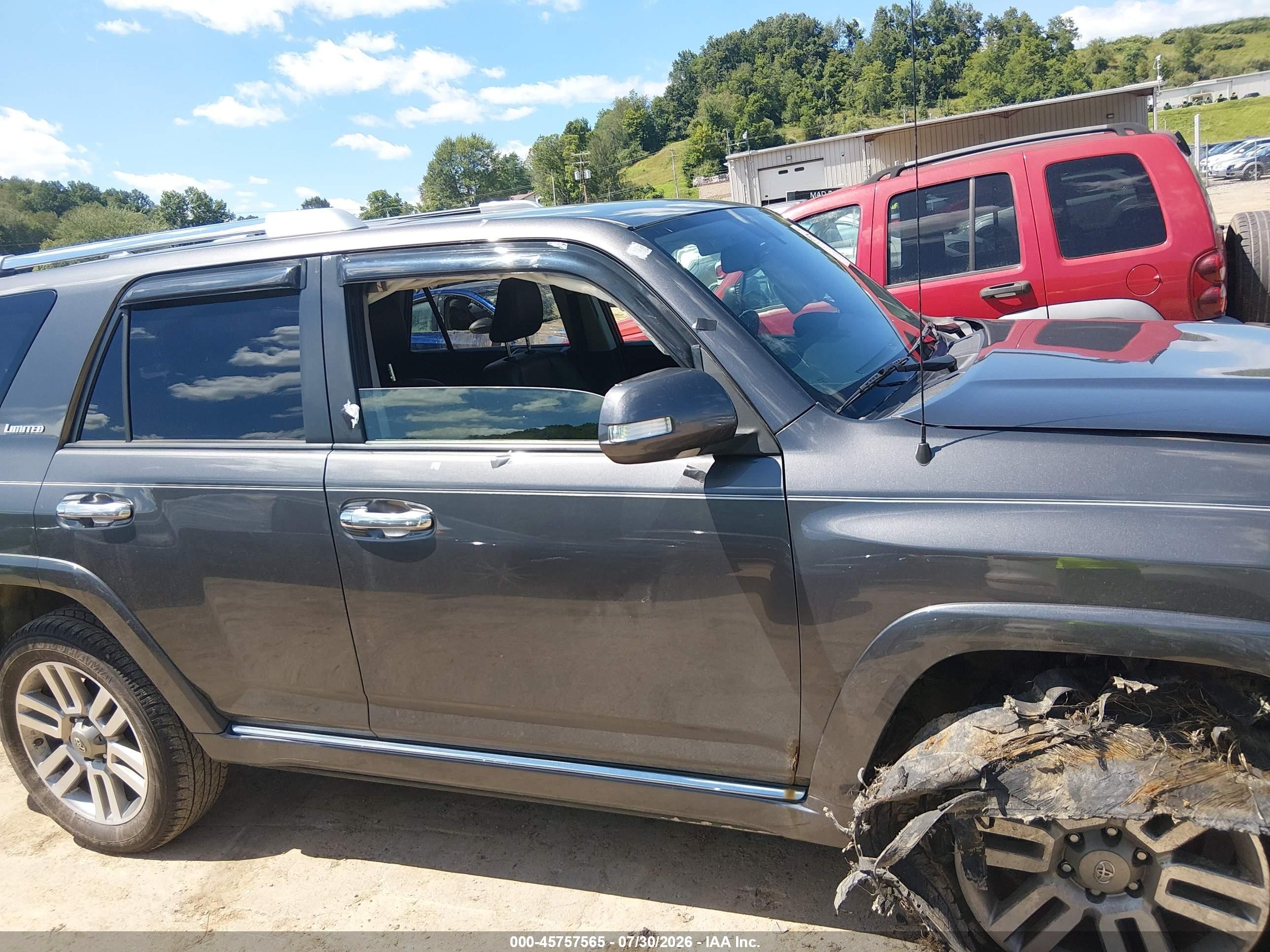 2012 Toyota 4runner Limited Серый vin: JTEBU5JR3C5098838
