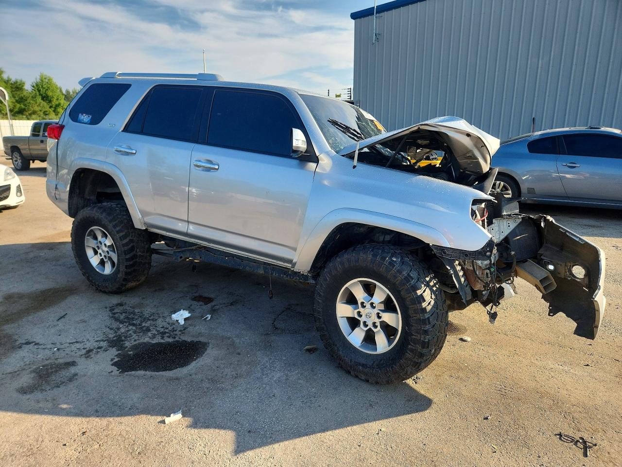 2012 Toyota 4runner Sr5 Silver vin: JTEBU5JR3C5099570