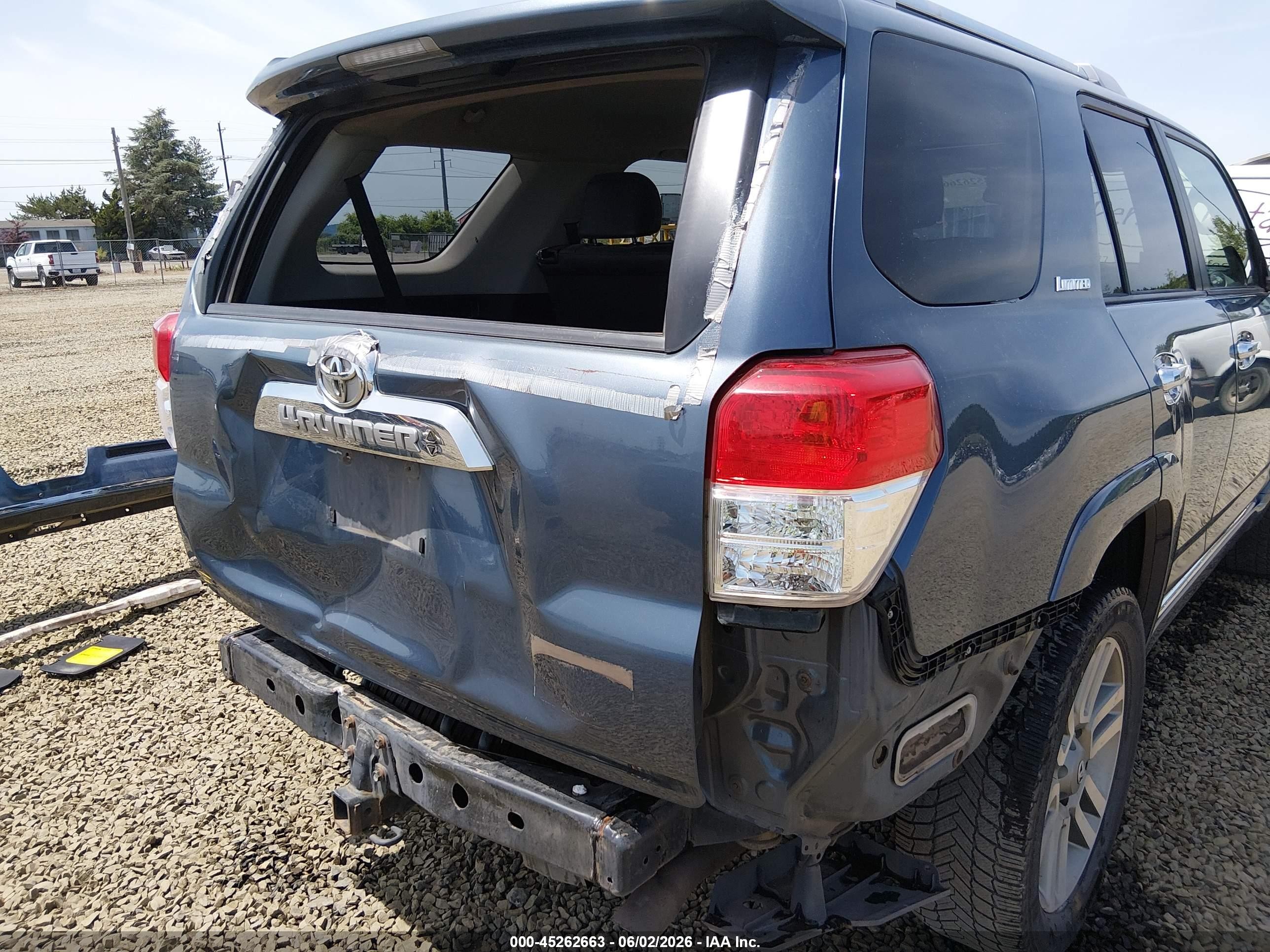 2012 Toyota 4runner Limited Blue vin: JTEBU5JR3C5101768