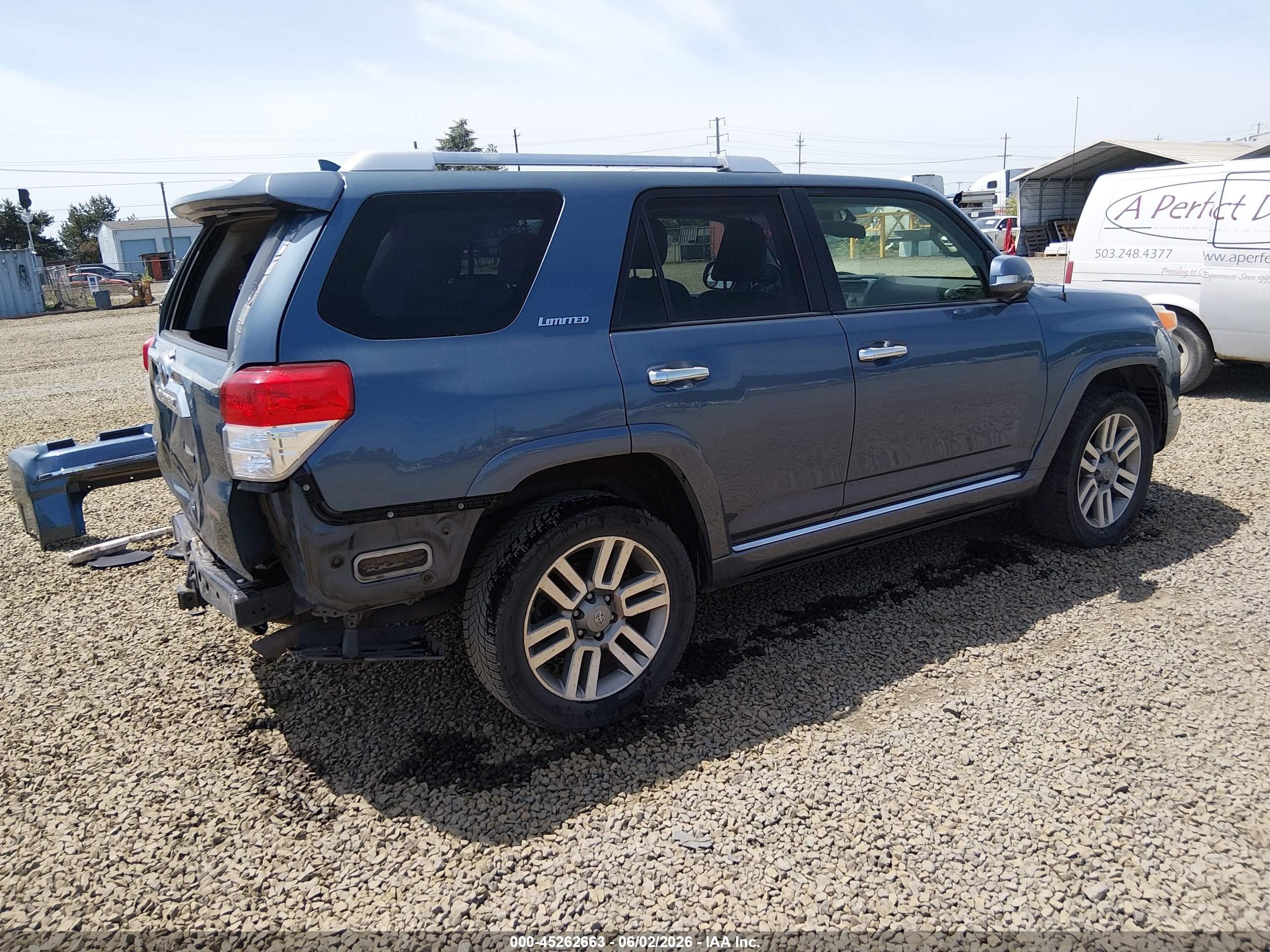 2012 Toyota 4runner Limited Blue vin: JTEBU5JR3C5101768