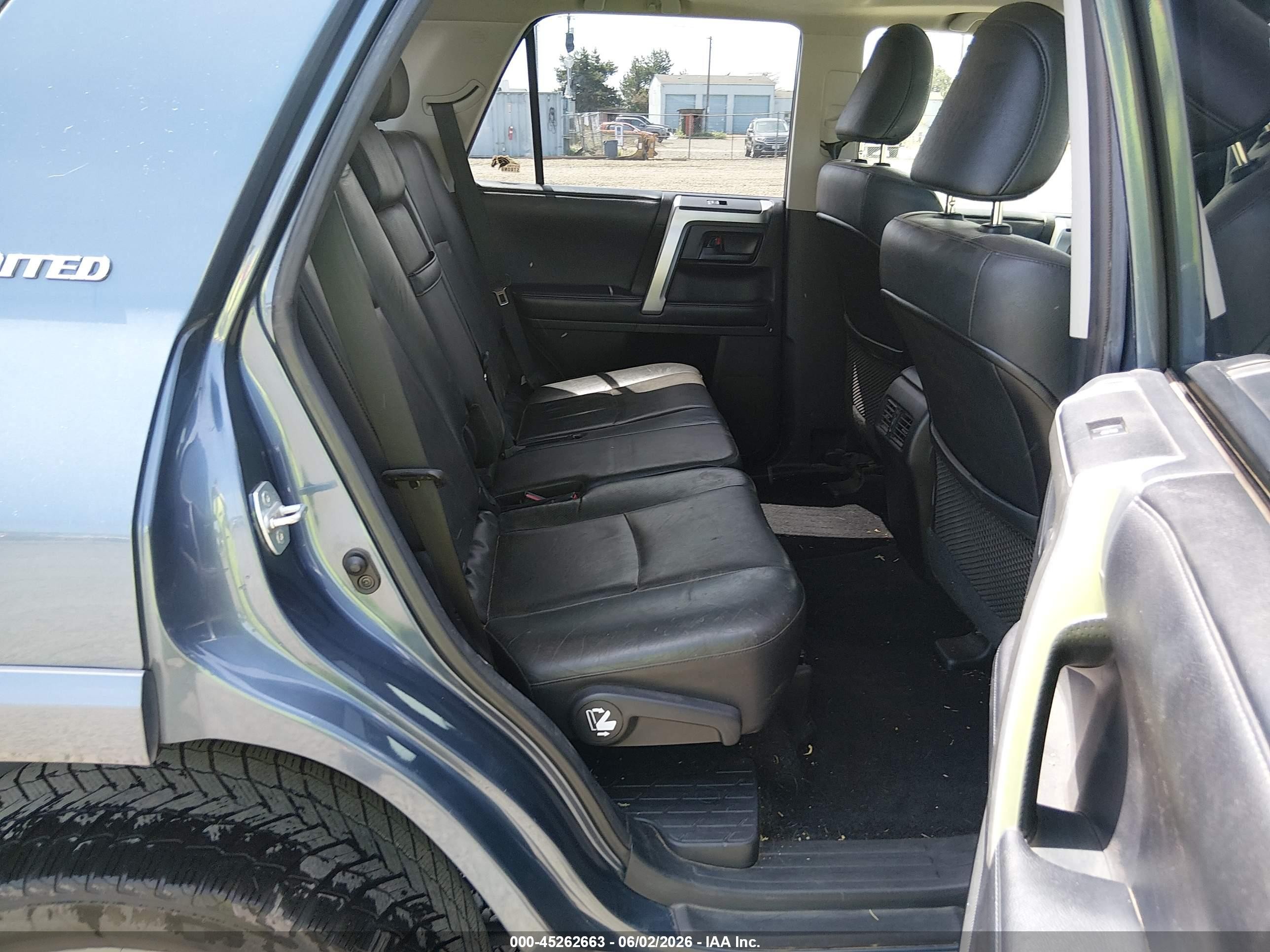 2012 Toyota 4runner Limited Blue vin: JTEBU5JR3C5101768