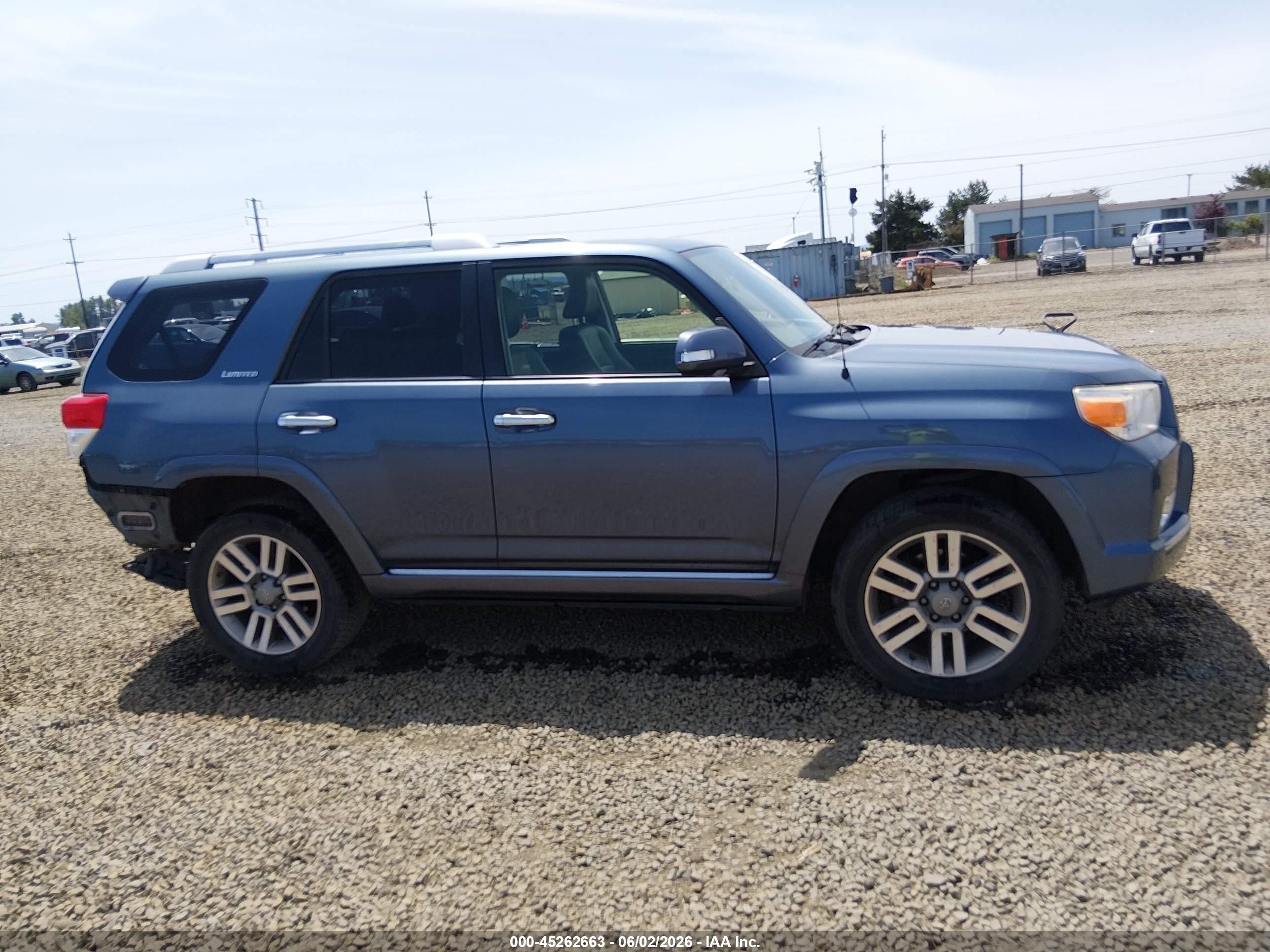 2012 Toyota 4runner Limited Blue vin: JTEBU5JR3C5101768
