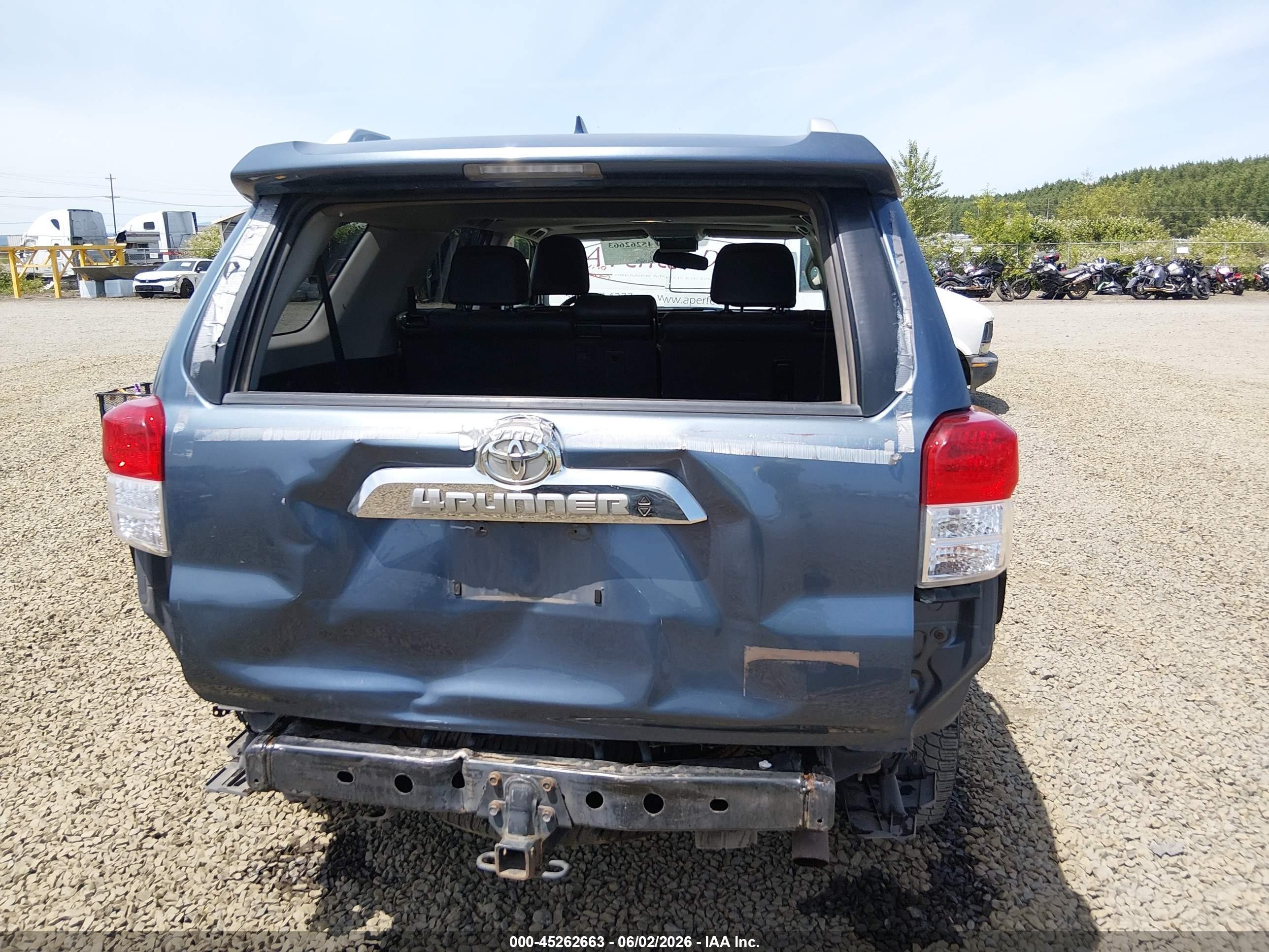 2012 Toyota 4runner Limited Blue vin: JTEBU5JR3C5101768