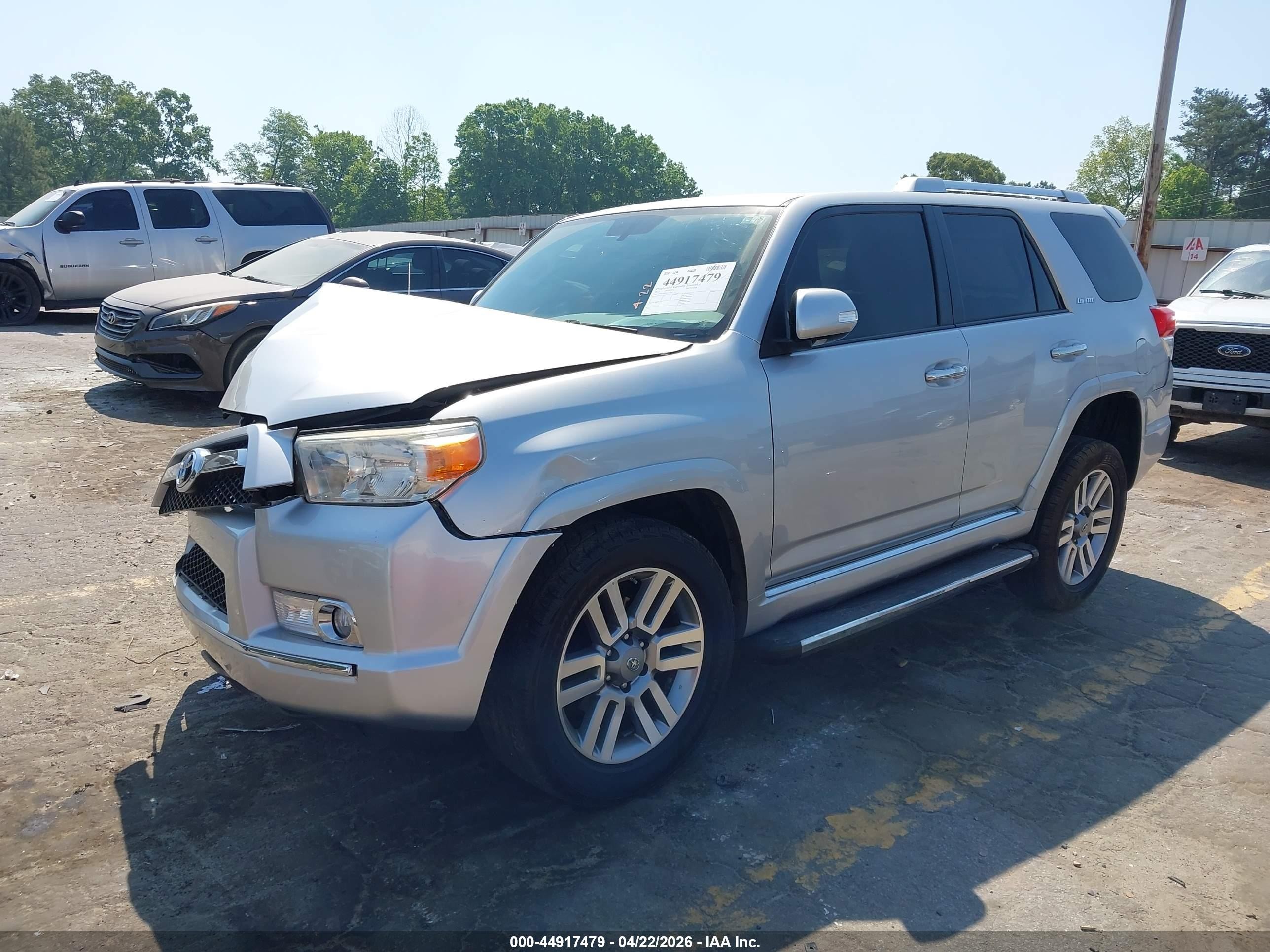 2013 Toyota 4runner Limited Silver vin: JTEBU5JR3D5131161