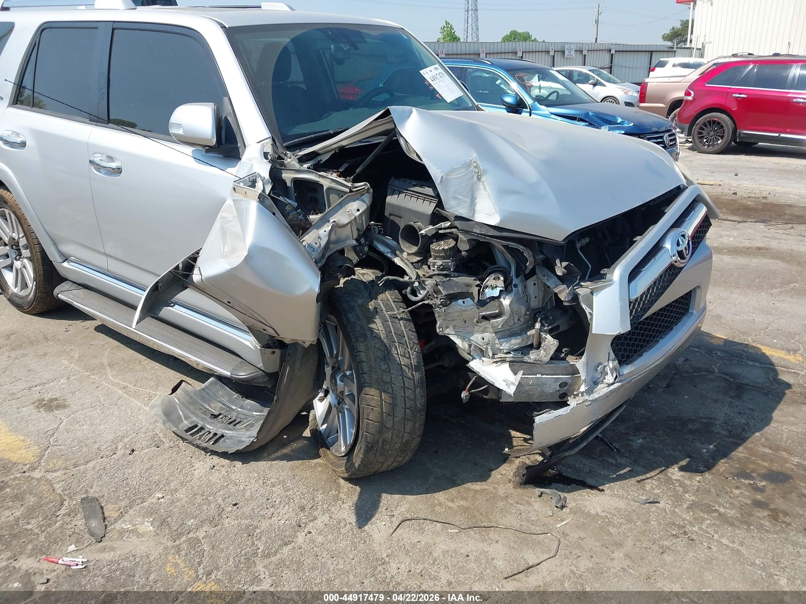 2013 Toyota 4runner Limited Silver vin: JTEBU5JR3D5131161