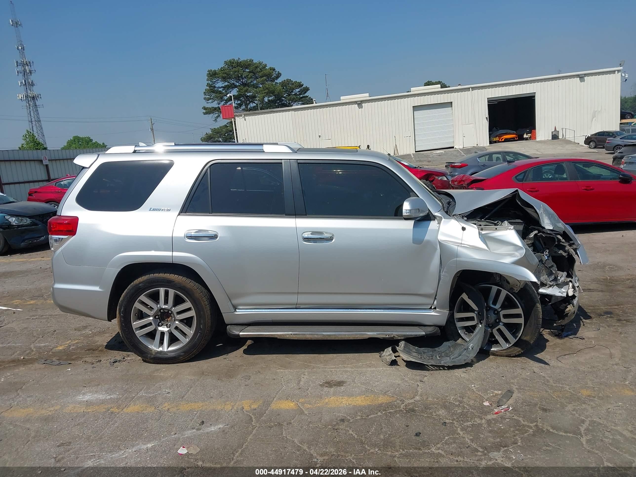 2013 Toyota 4runner Limited Silver vin: JTEBU5JR3D5131161