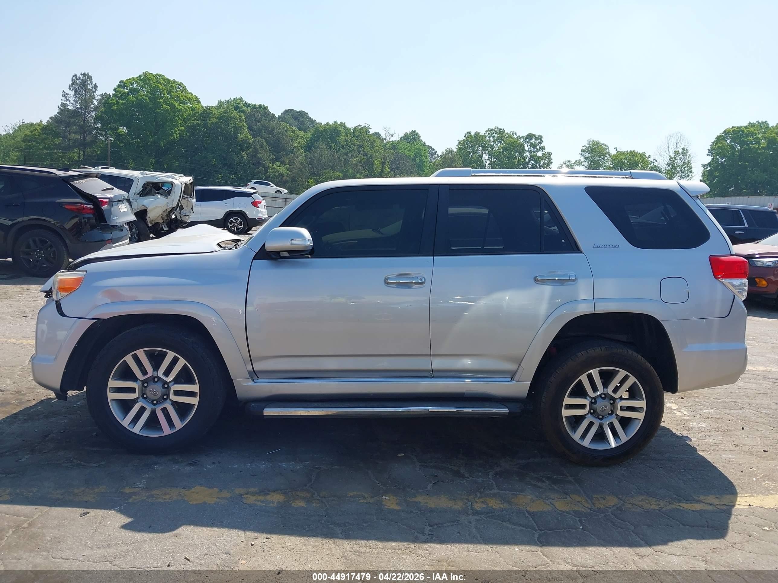 2013 Toyota 4runner Limited Silver vin: JTEBU5JR3D5131161