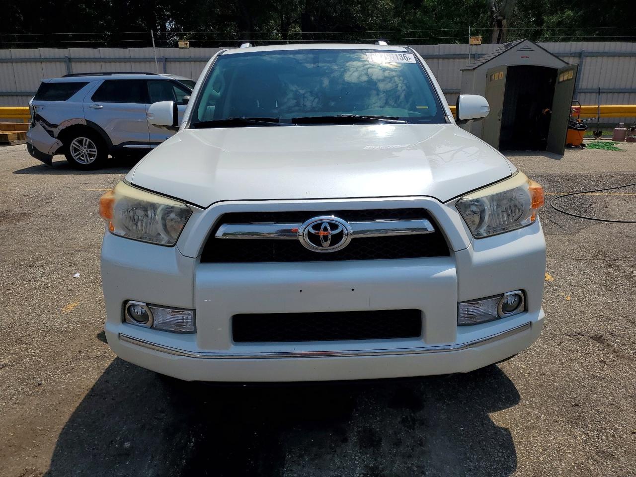 2013 Toyota 4runner Limited White vin: JTEBU5JR3D5142533