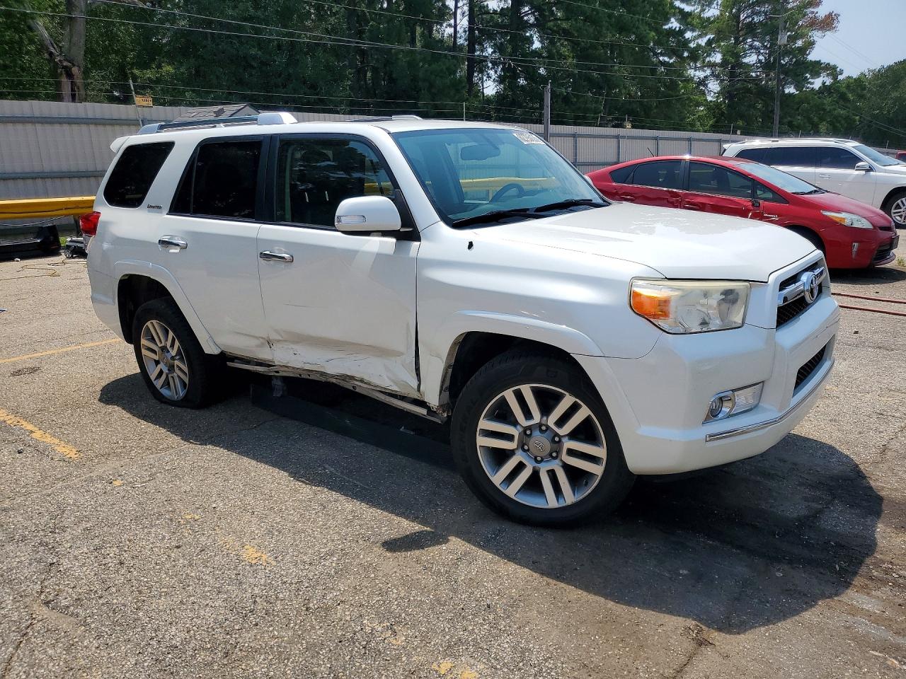 2013 Toyota 4runner Limited White vin: JTEBU5JR3D5142533