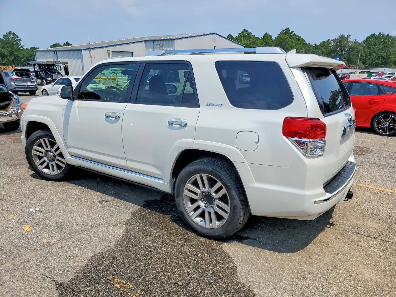 2013 Toyota 4runner Limited White vin: JTEBU5JR3D5142533