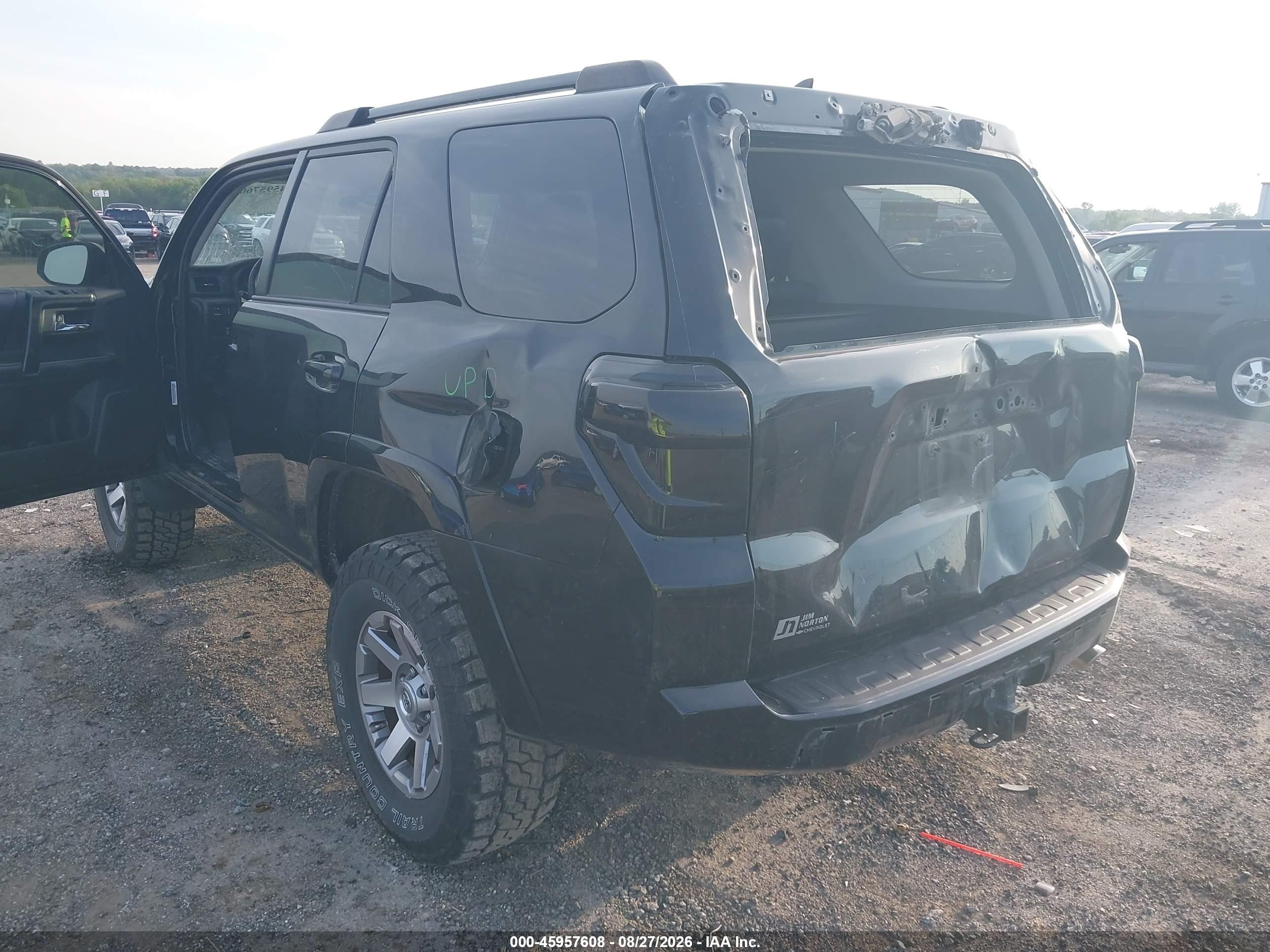 2014 Toyota 4runner Trail Premium Black vin: JTEBU5JR3E5158149