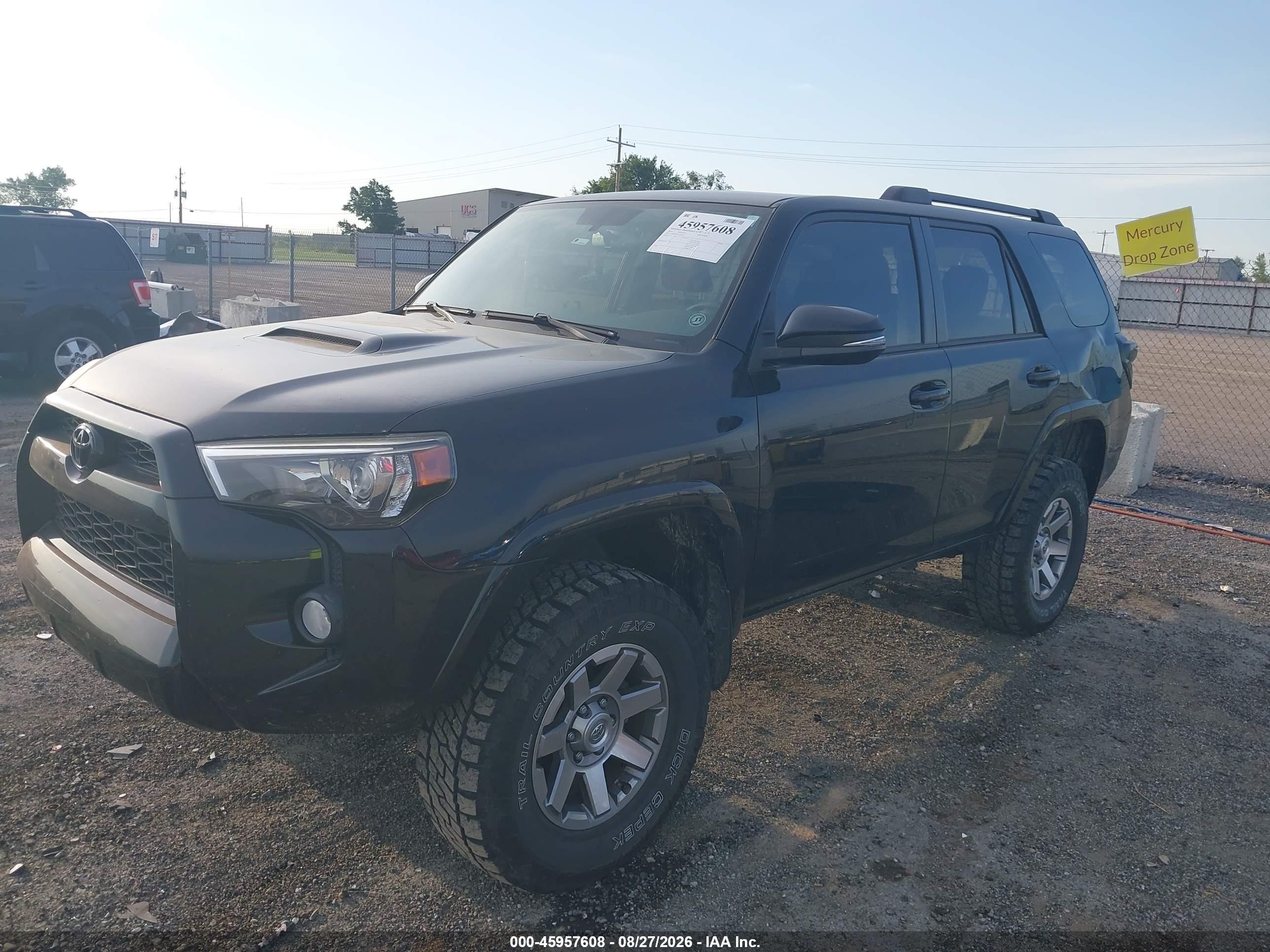 2014 Toyota 4runner Trail Premium Black vin: JTEBU5JR3E5158149
