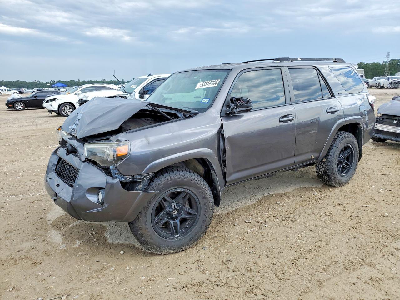 2014 Toyota 4runner Sr5 Gray vin: JTEBU5JR3E5163366