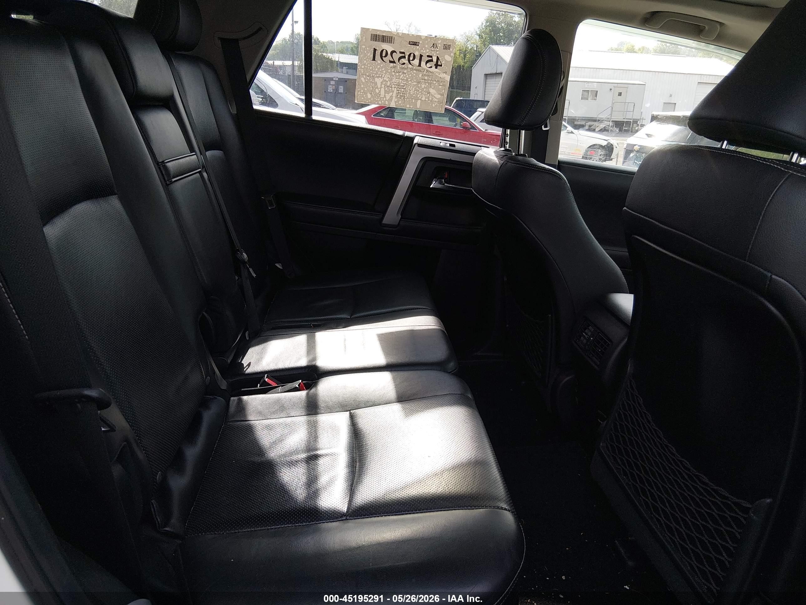 2014 Toyota 4runner Limited White vin: JTEBU5JR3E5168342
