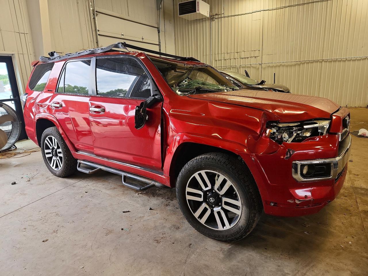 2014 Toyota 4runner Limited Red vin: JTEBU5JR3E5194763