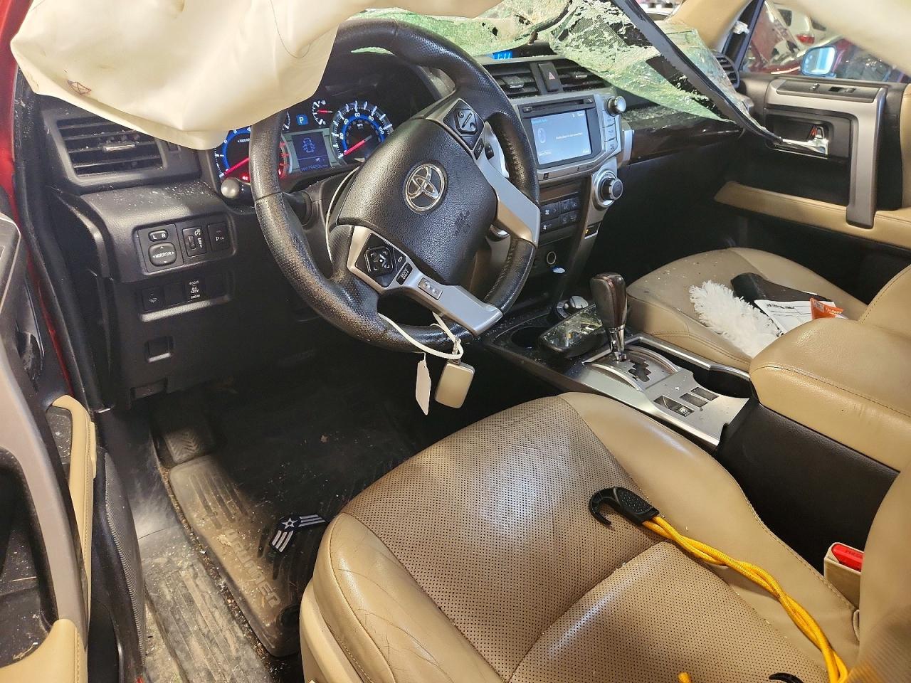 2014 Toyota 4runner Limited Red vin: JTEBU5JR3E5194763