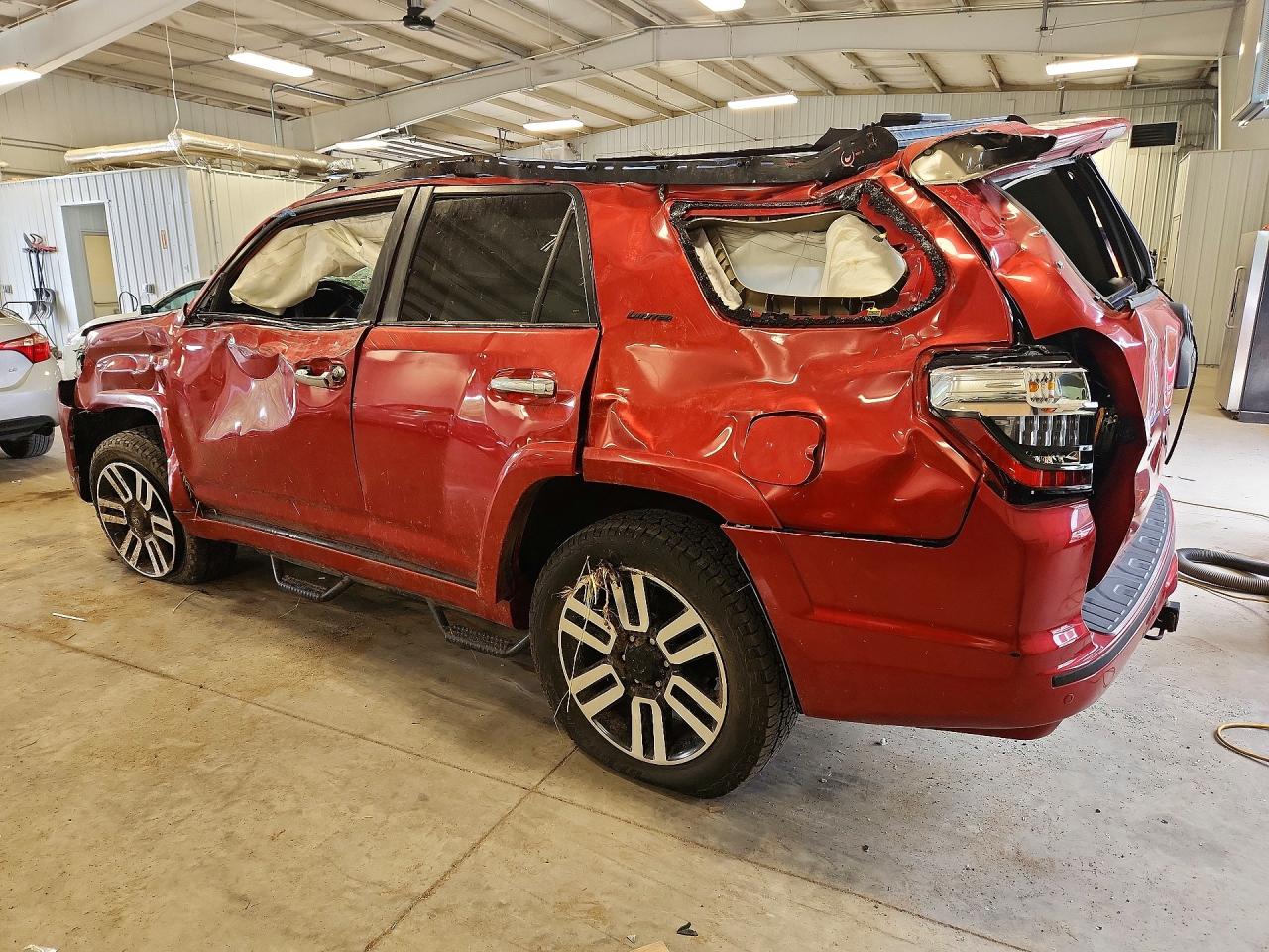 2014 Toyota 4runner Limited Red vin: JTEBU5JR3E5194763