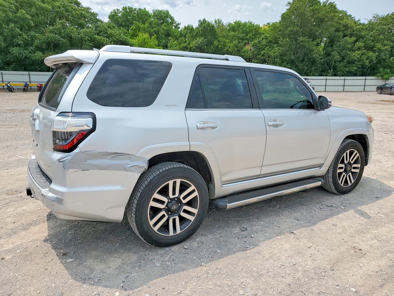 2014 Toyota 4runner Limited Silver vin: JTEBU5JR3E5201520