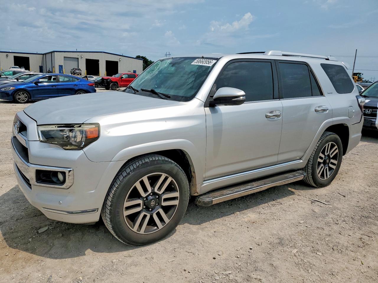 2014 Toyota 4runner Limited Серебряный vin: JTEBU5JR3E5201520