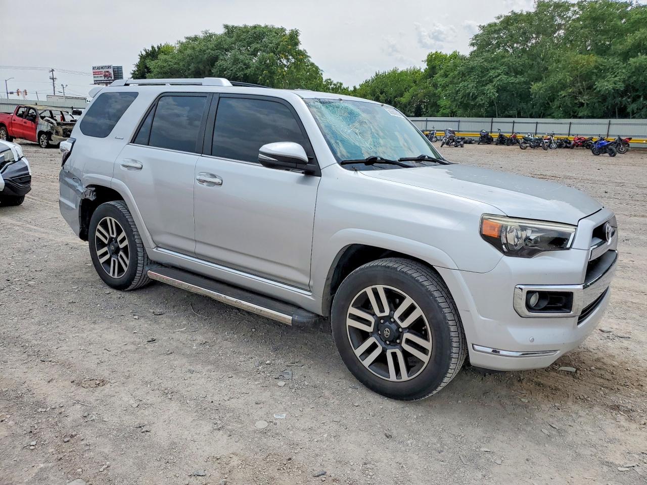 2014 Toyota 4runner Limited Silver vin: JTEBU5JR3E5201520