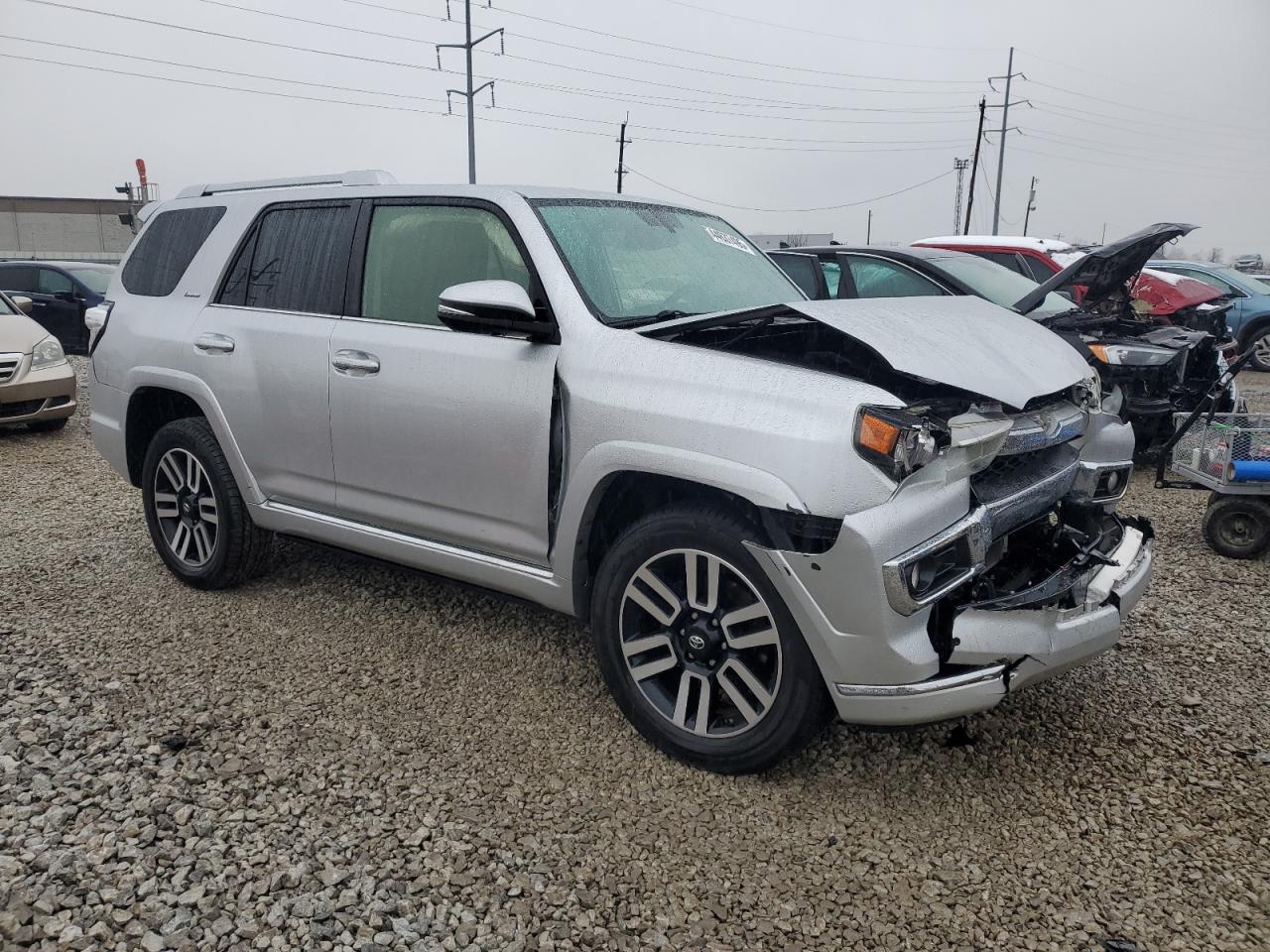 2014 Toyota 4runner Sr5 Silver vin: JTEBU5JR3E5201727