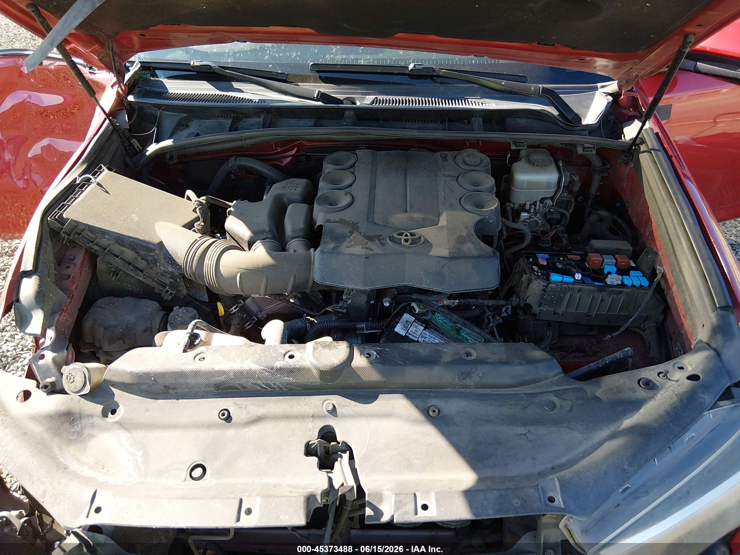 2015 Toyota 4runner Sr5 Premium Red vin: JTEBU5JR3F5212342