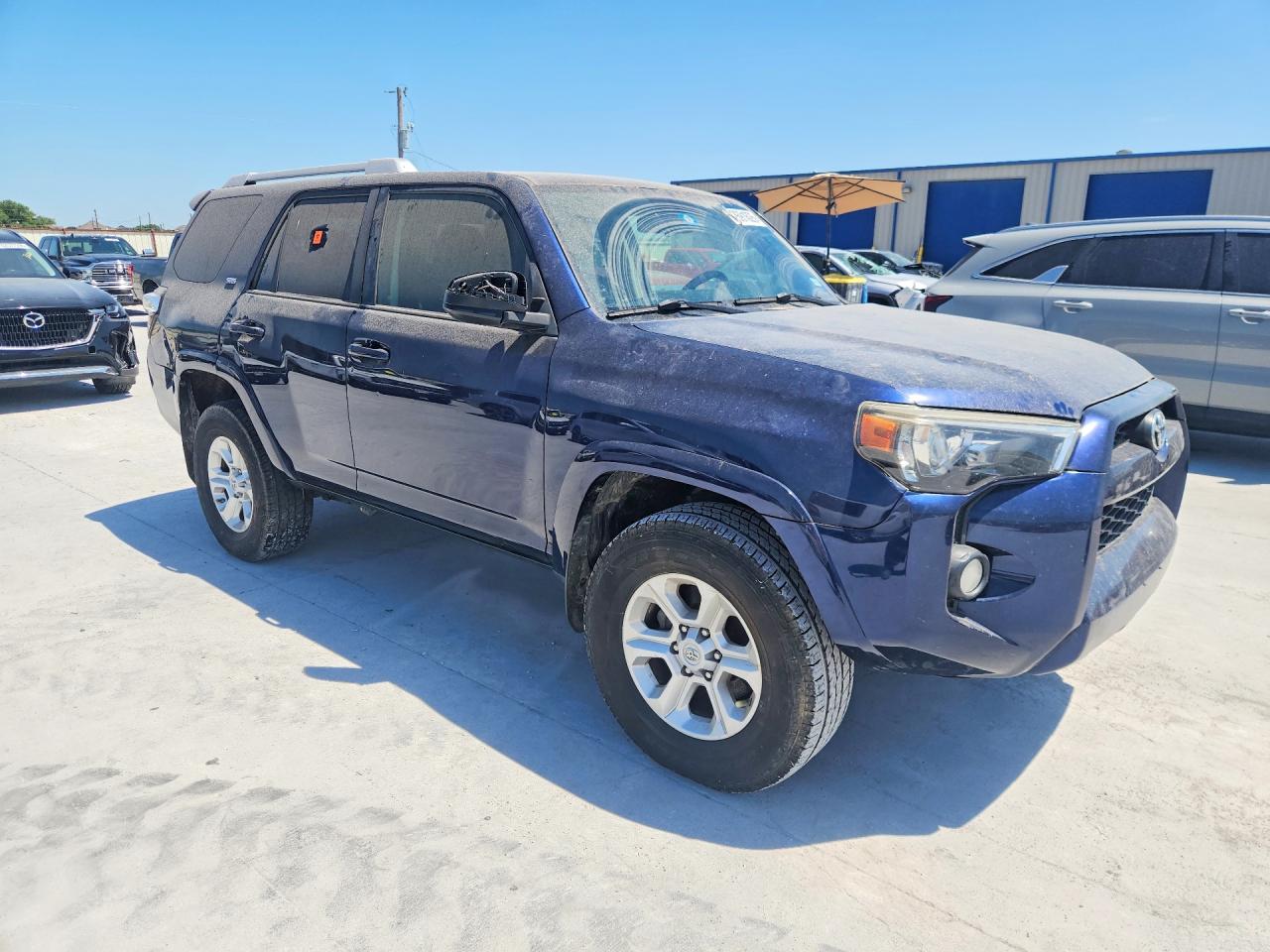 2015 Toyota 4runner Sr5 Blue vin: JTEBU5JR3F5236561