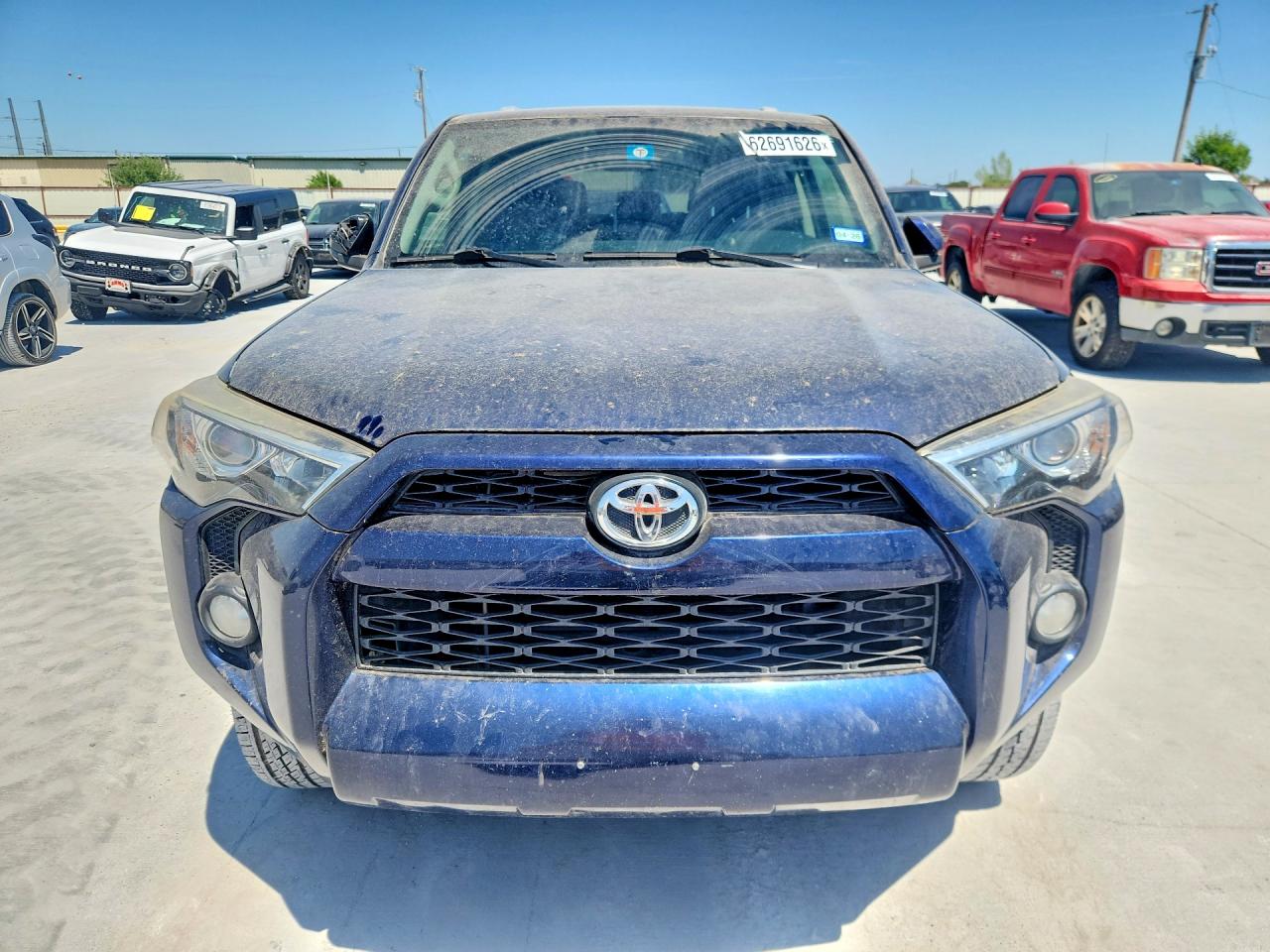 2015 Toyota 4runner Sr5 Blue vin: JTEBU5JR3F5236561