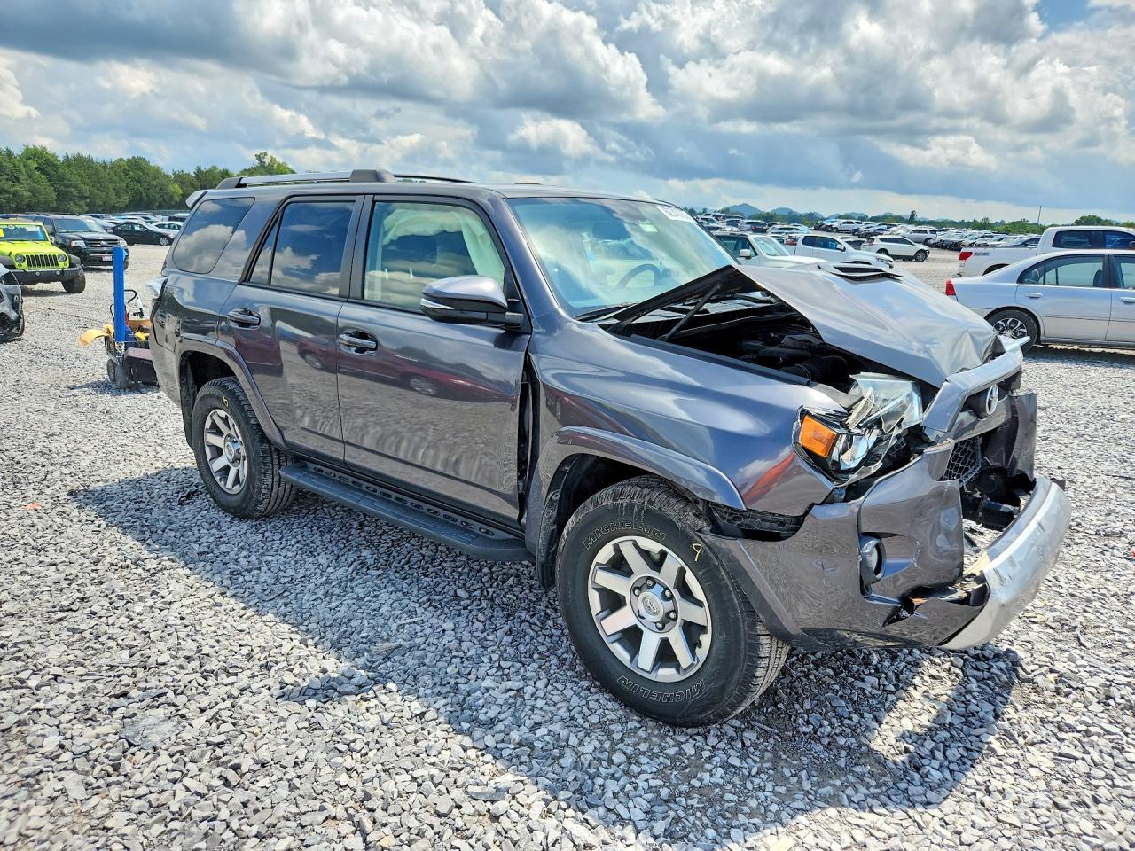 2015 Toyota 4runner Trail Premium Gray vin: JTEBU5JR3F5247561