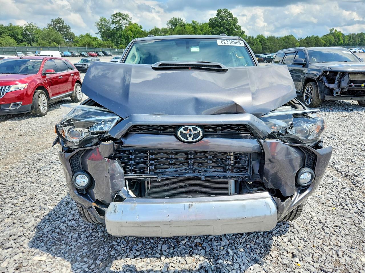 2015 Toyota 4runner Trail Premium Gray vin: JTEBU5JR3F5247561