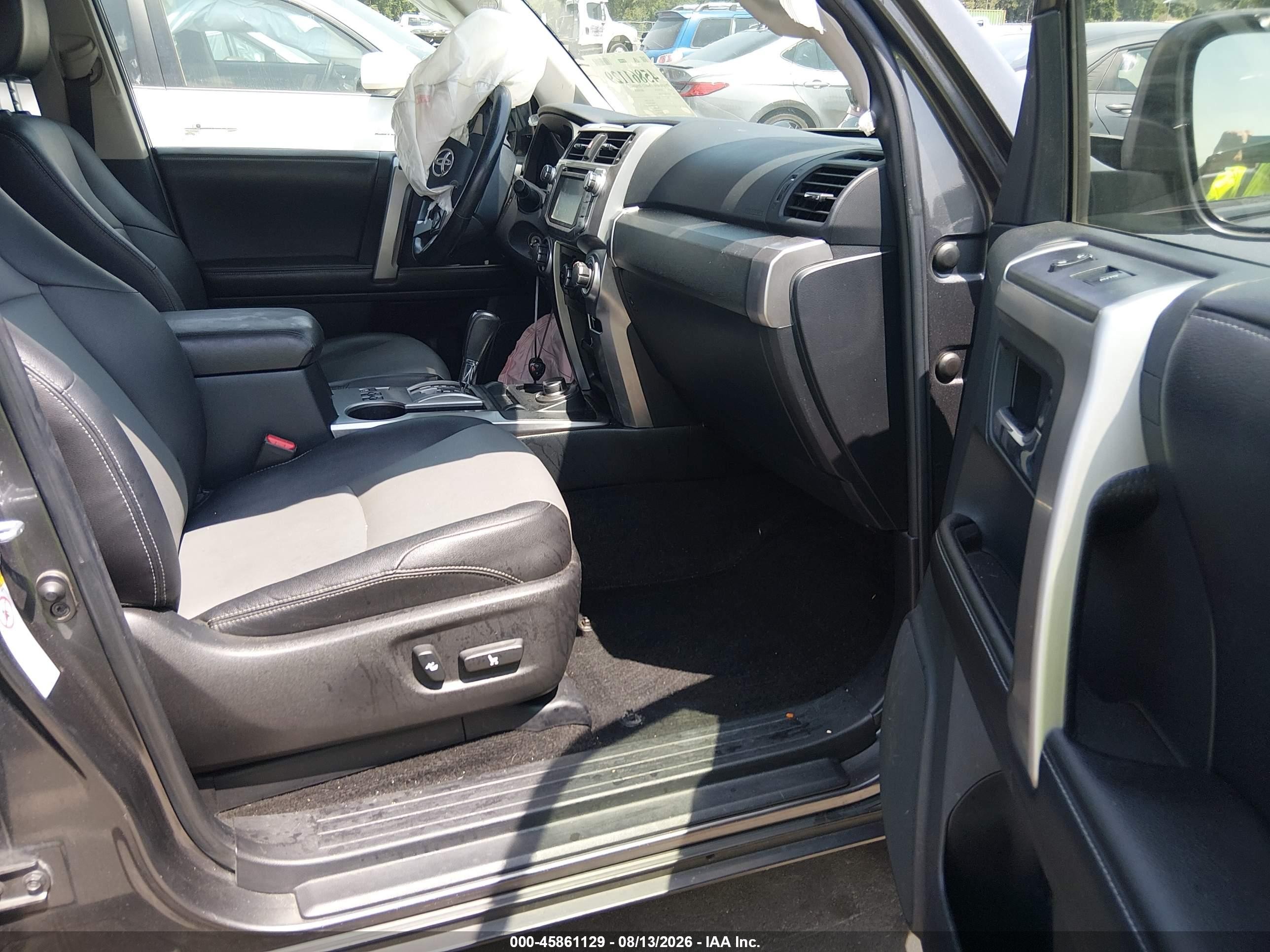 2015 Toyota 4runner Sr5 Premium Gray vin: JTEBU5JR3F5270466