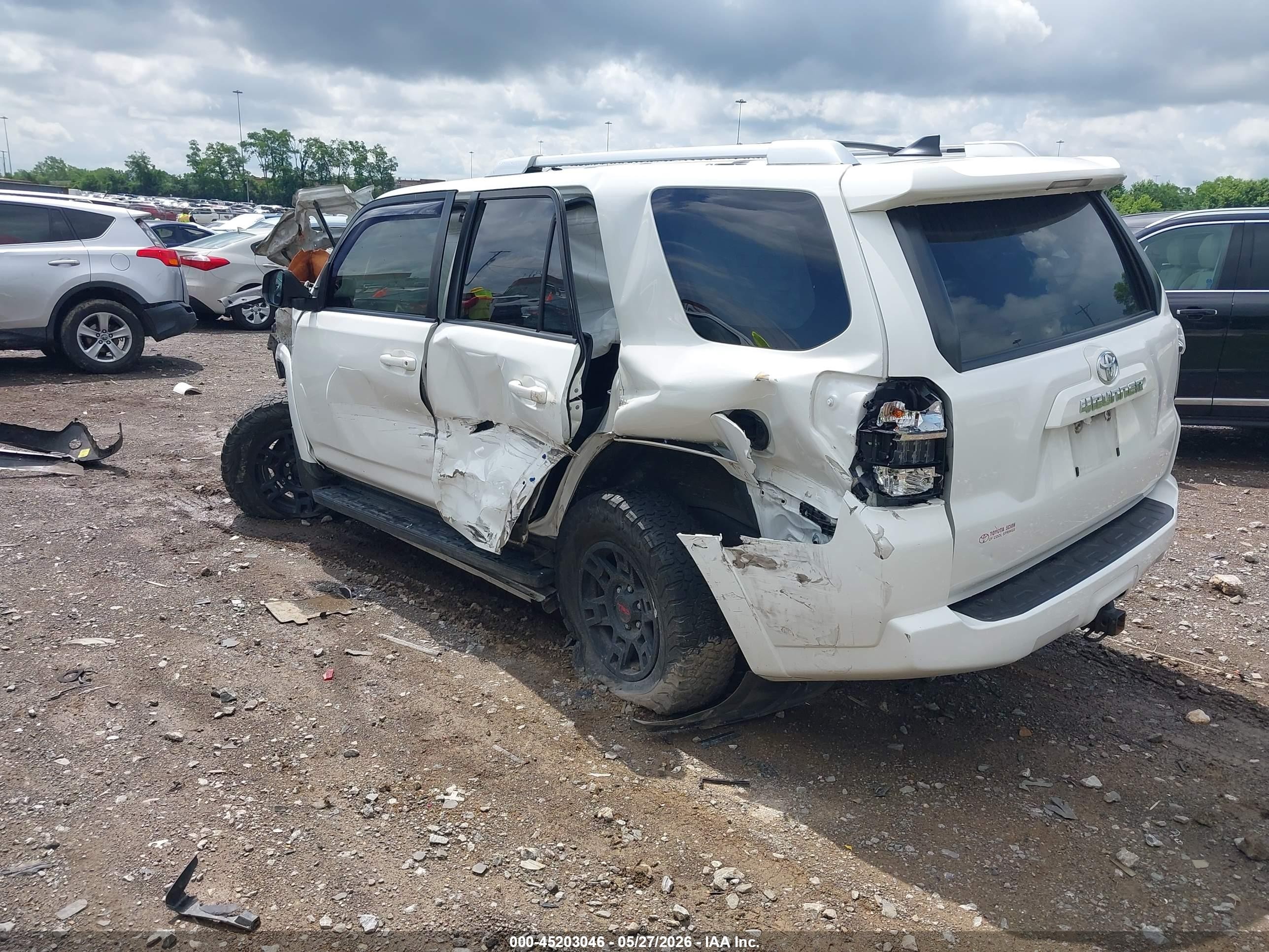 2016 Toyota 4runner Sr5 Premium White vin: JTEBU5JR3G5309137