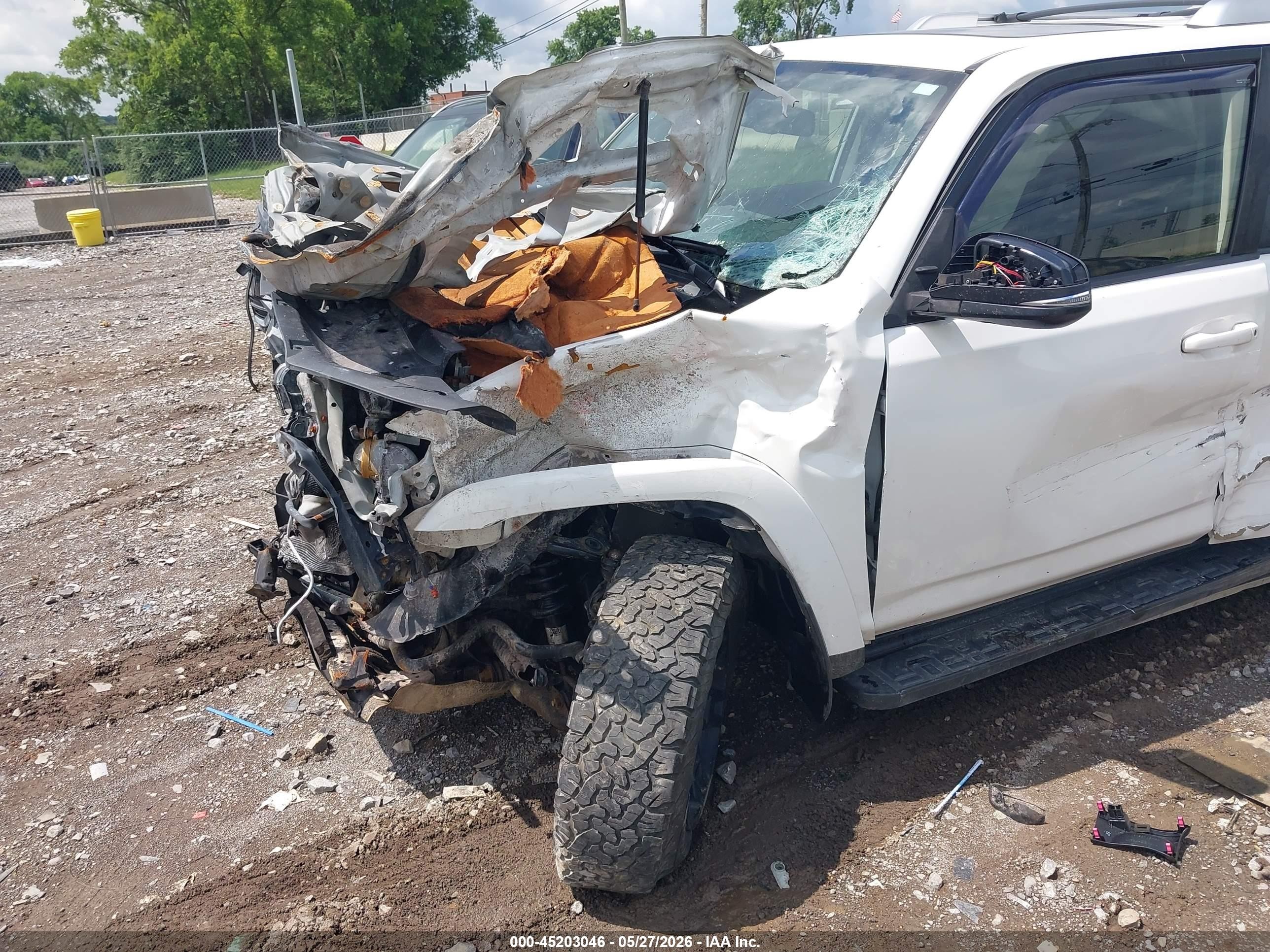 2016 Toyota 4runner Sr5 Premium White vin: JTEBU5JR3G5309137