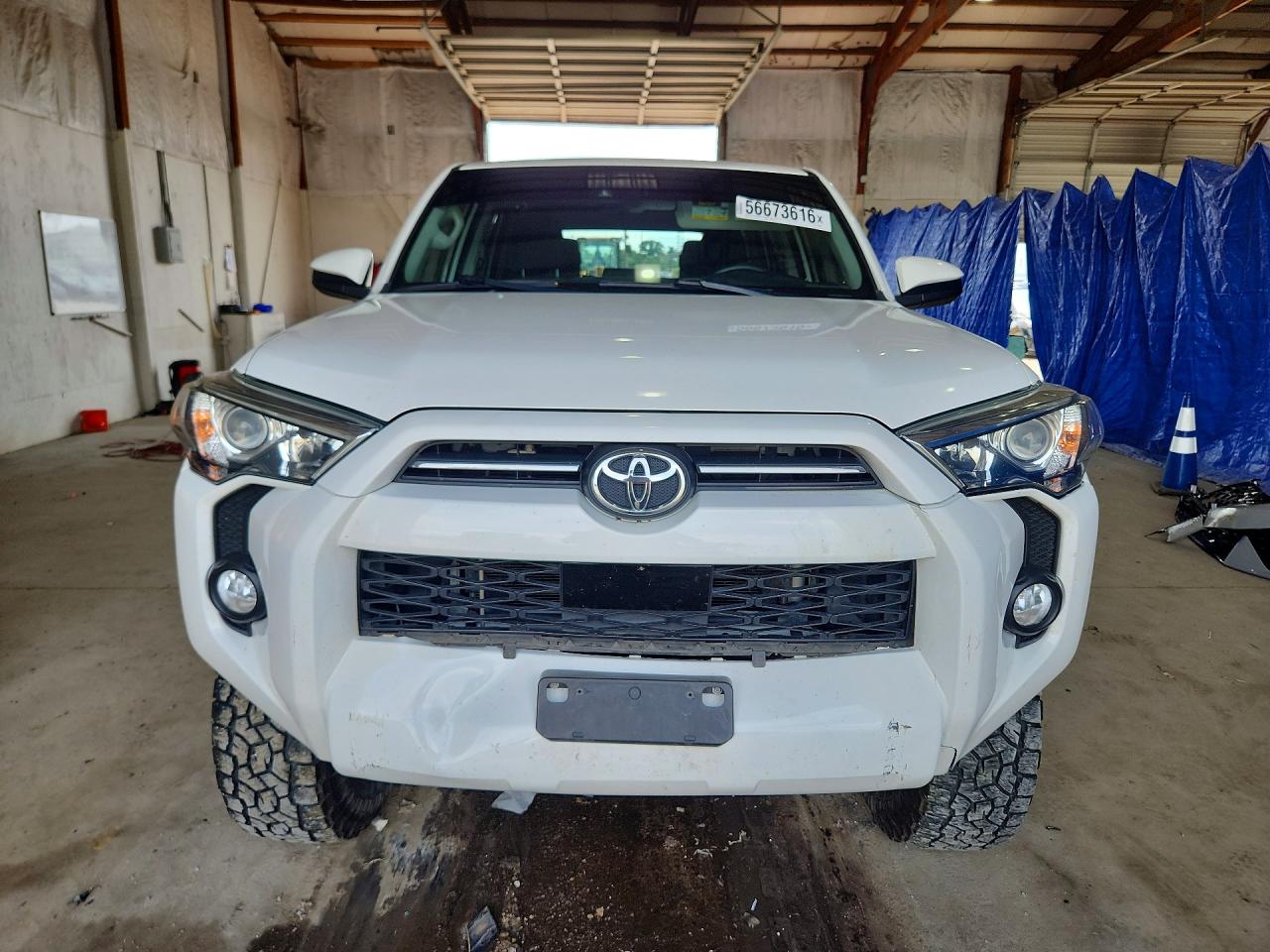2020 Toyota 4runner Sr5 White vin: JTEBU5JR3L5802360