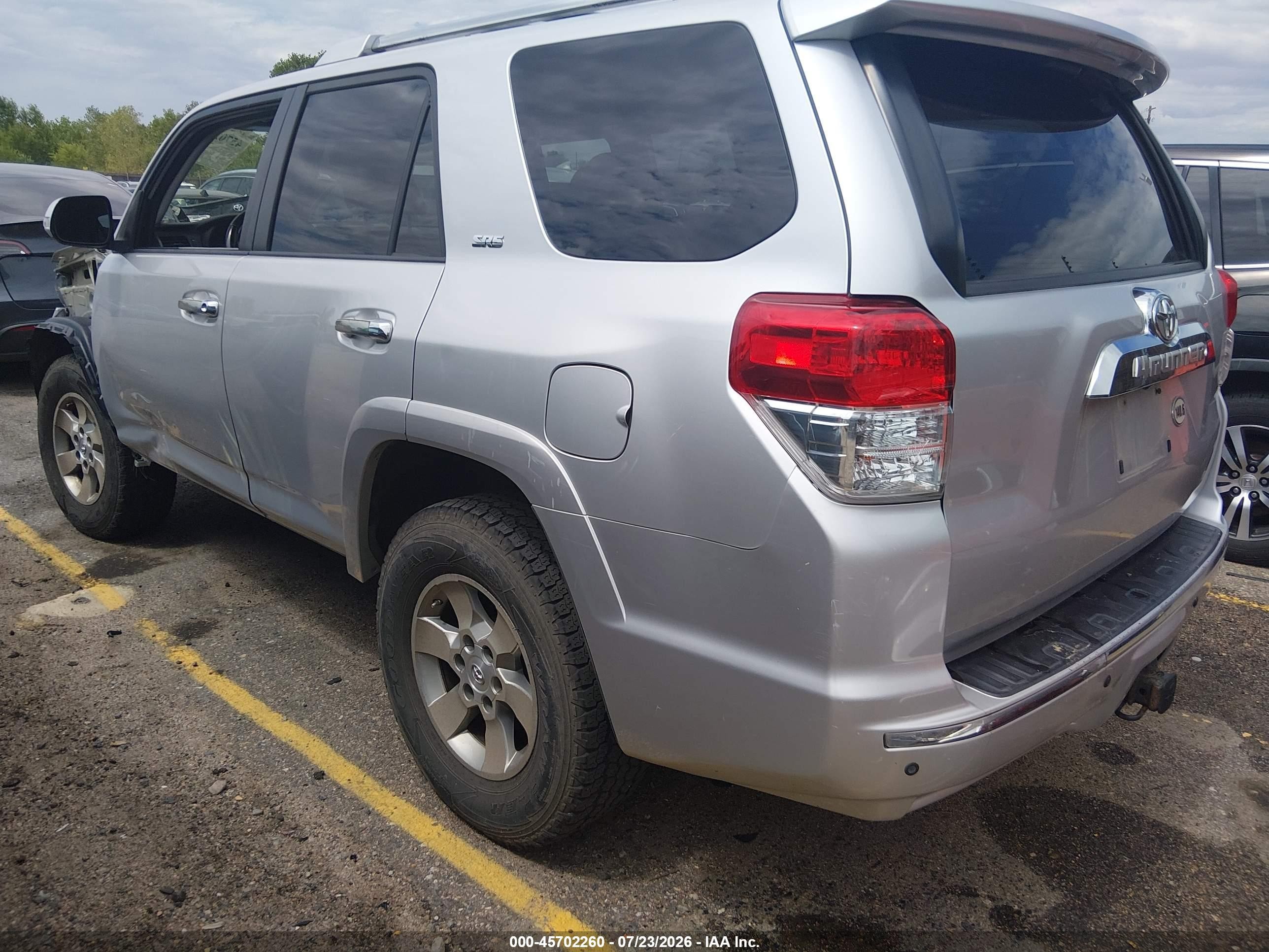 2010 Toyota 4runner Sr5 V6 Silver vin: JTEBU5JR4A5016449