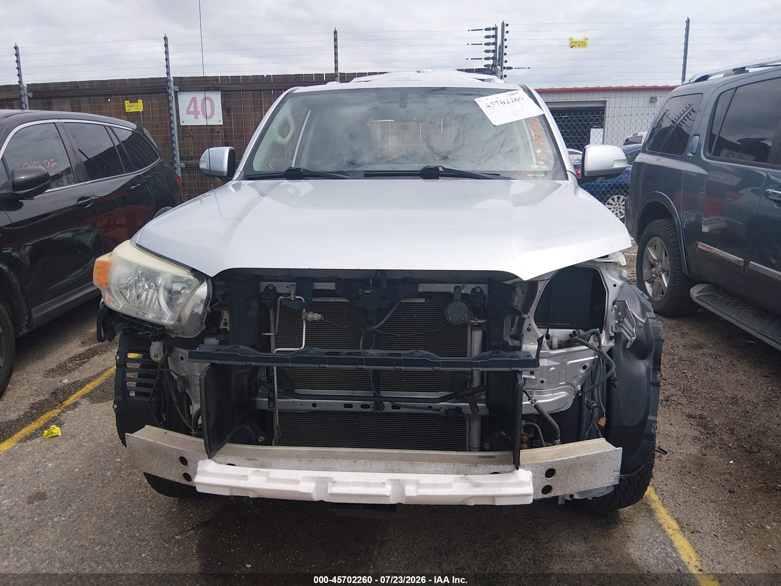 2010 Toyota 4runner Sr5 V6 Silver vin: JTEBU5JR4A5016449