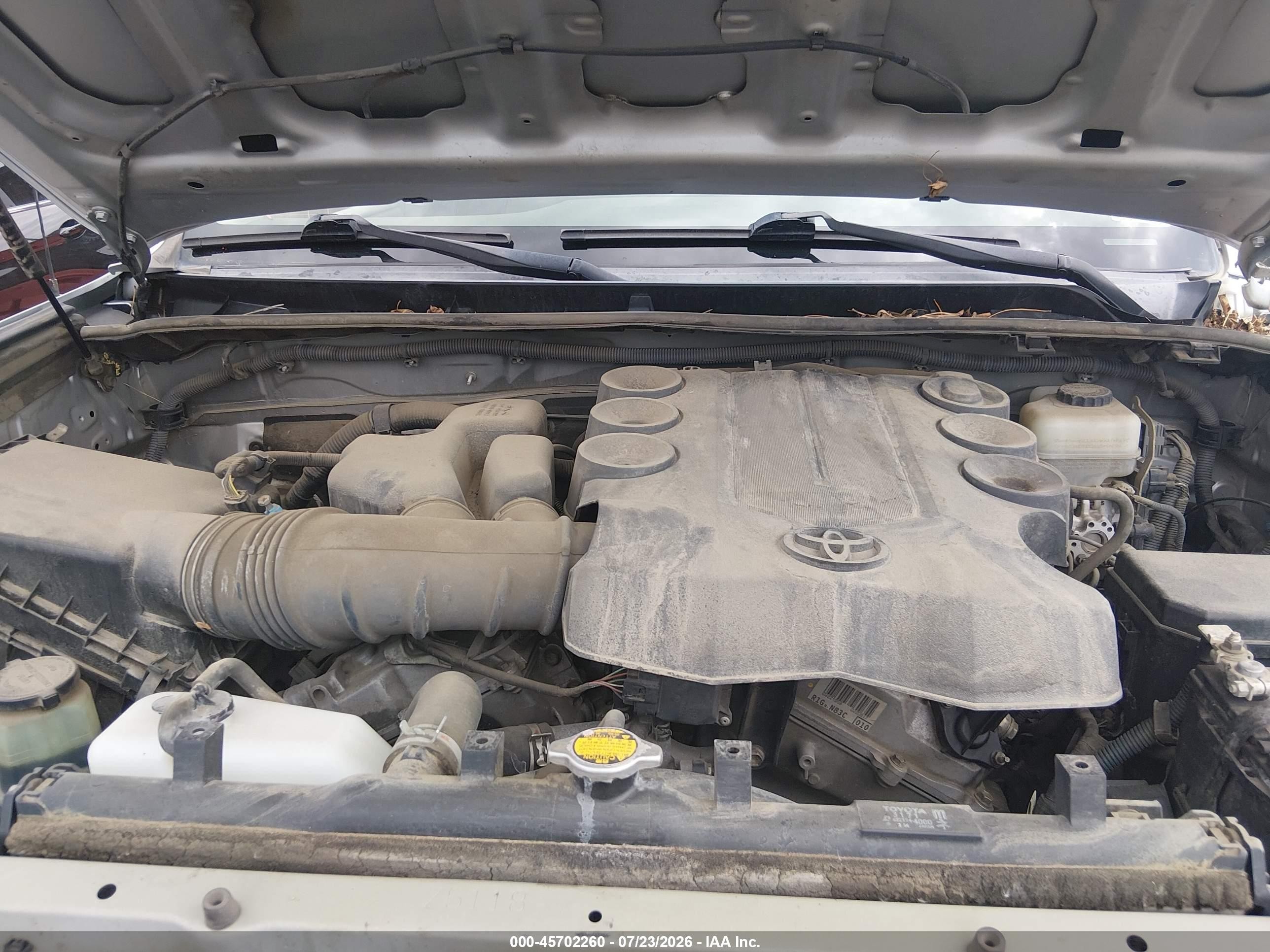 2010 Toyota 4runner Sr5 V6 Silver vin: JTEBU5JR4A5016449