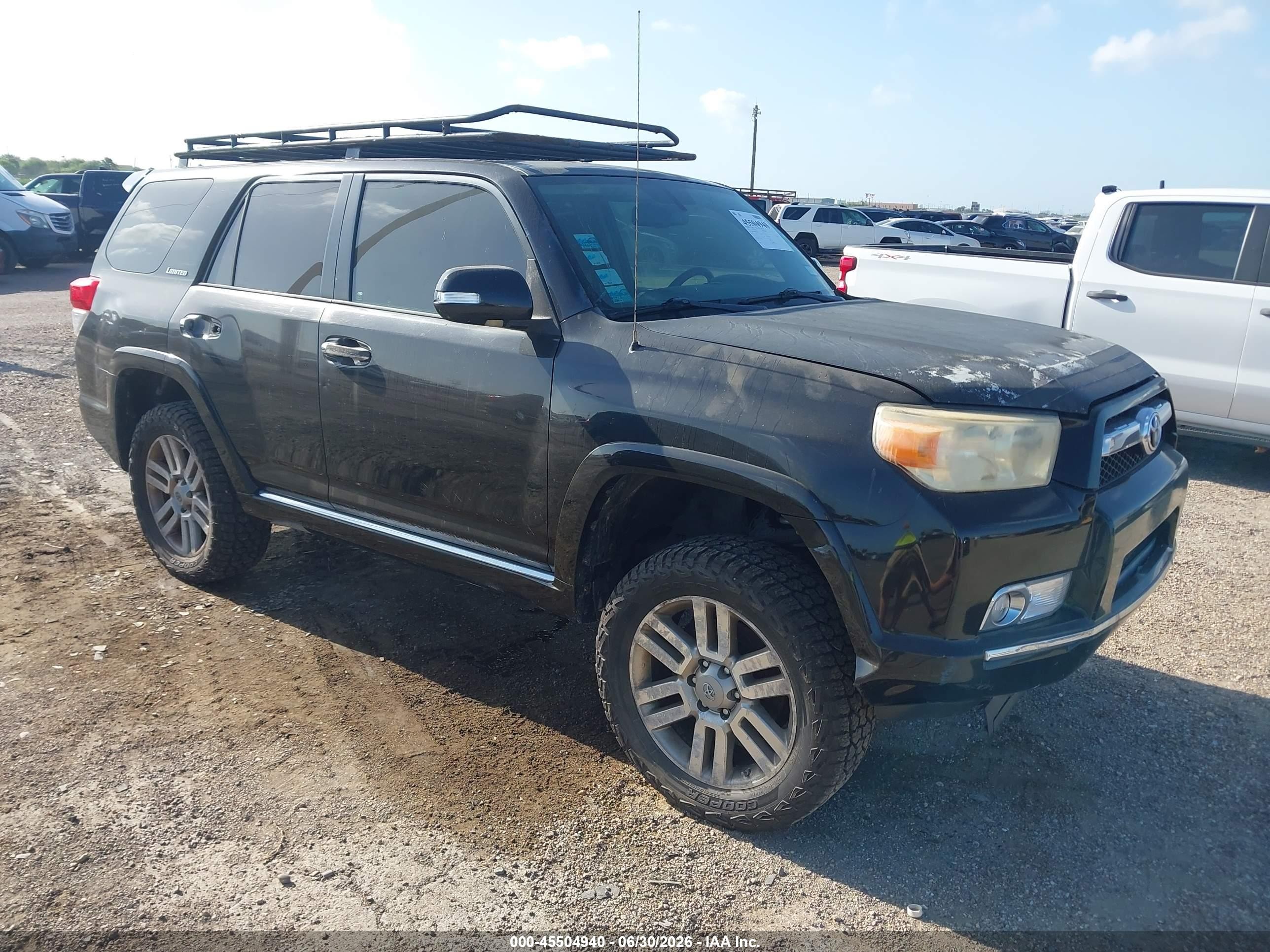 2011 Toyota 4runner Limited V6 Black vin: JTEBU5JR4B5036976
