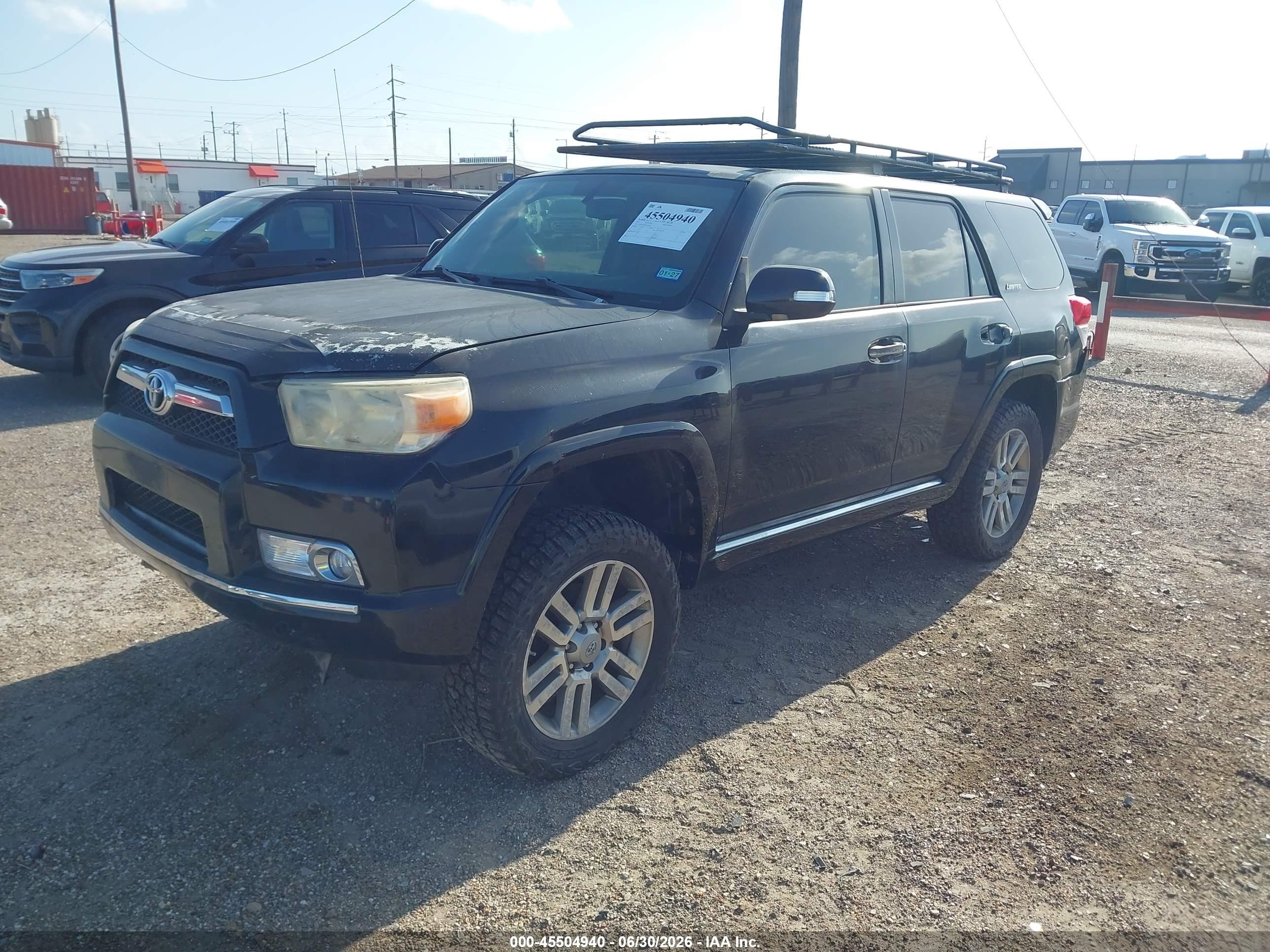 2011 Toyota 4runner Limited V6 Black vin: JTEBU5JR4B5036976
