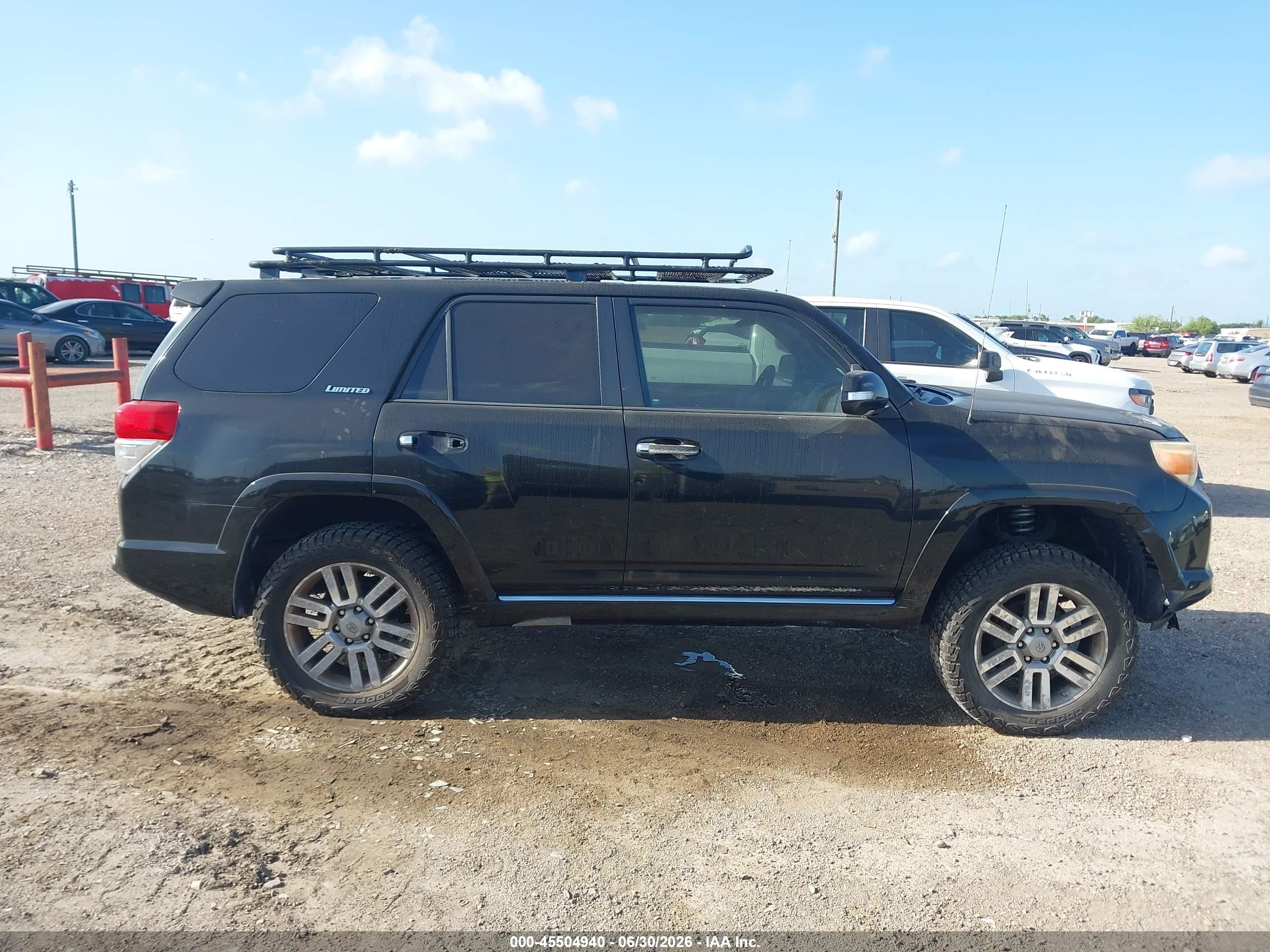 2011 Toyota 4runner Limited V6 Black vin: JTEBU5JR4B5036976