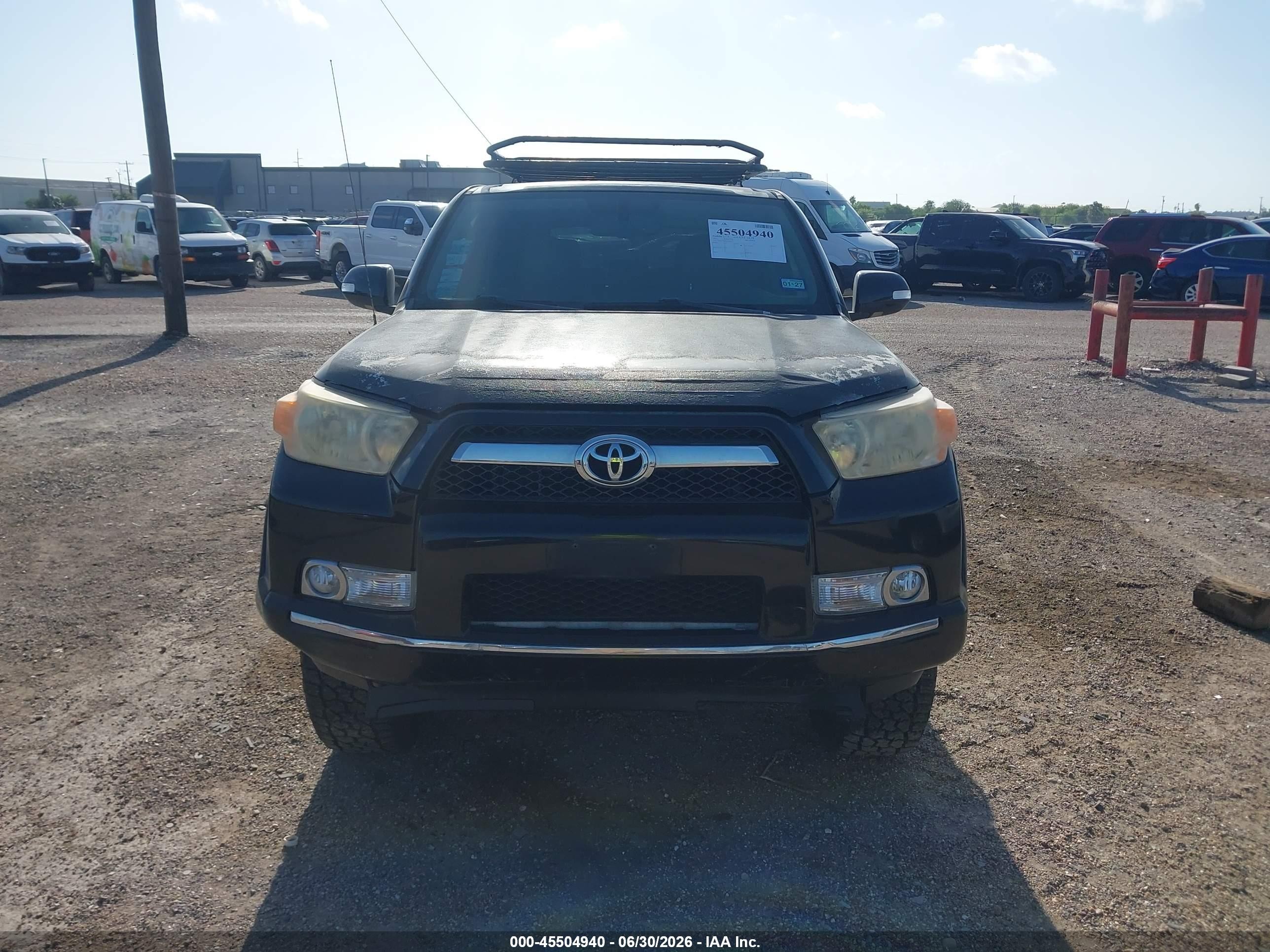 2011 Toyota 4runner Limited V6 Black vin: JTEBU5JR4B5036976