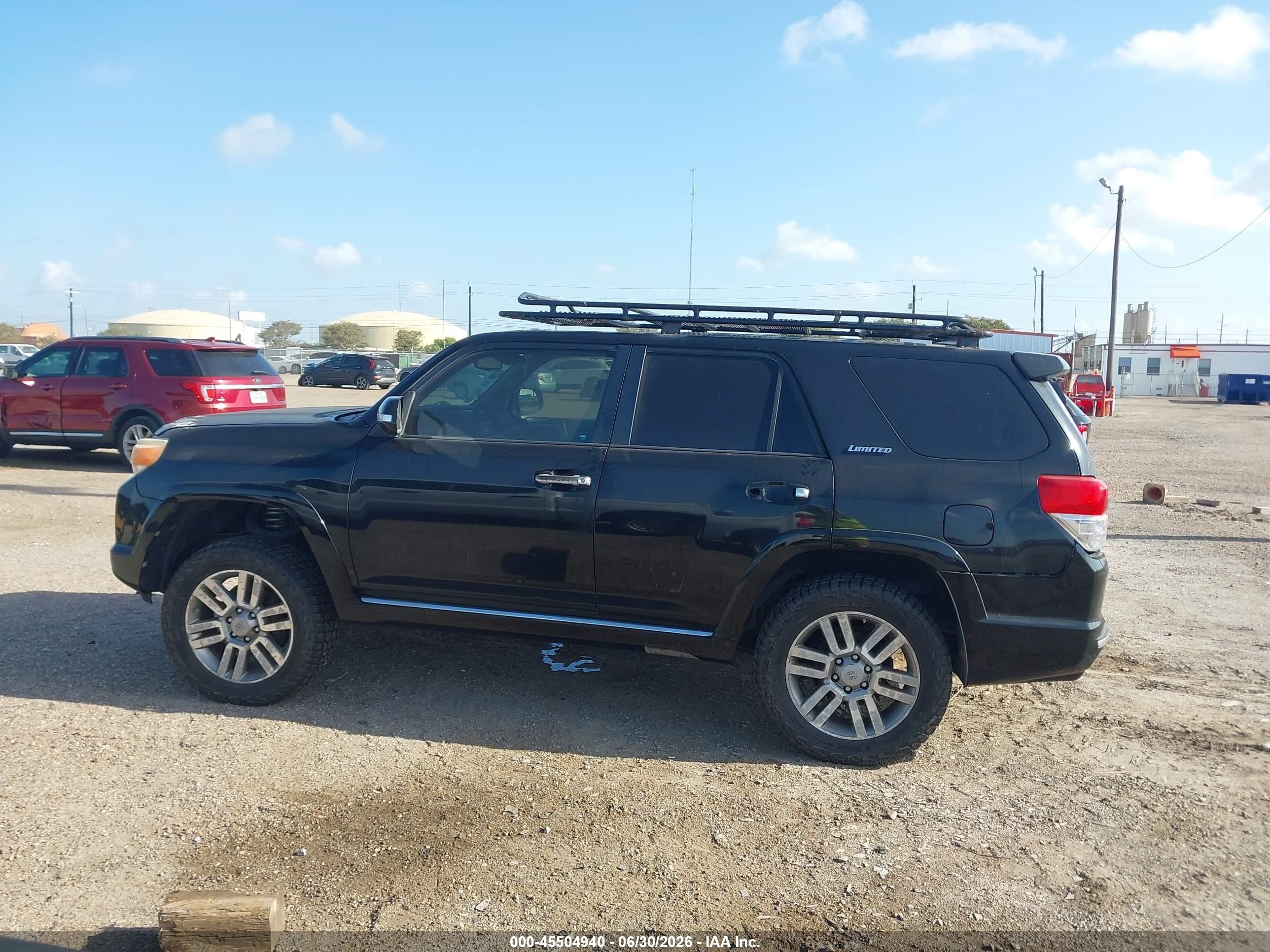 2011 Toyota 4runner Limited V6 Black vin: JTEBU5JR4B5036976