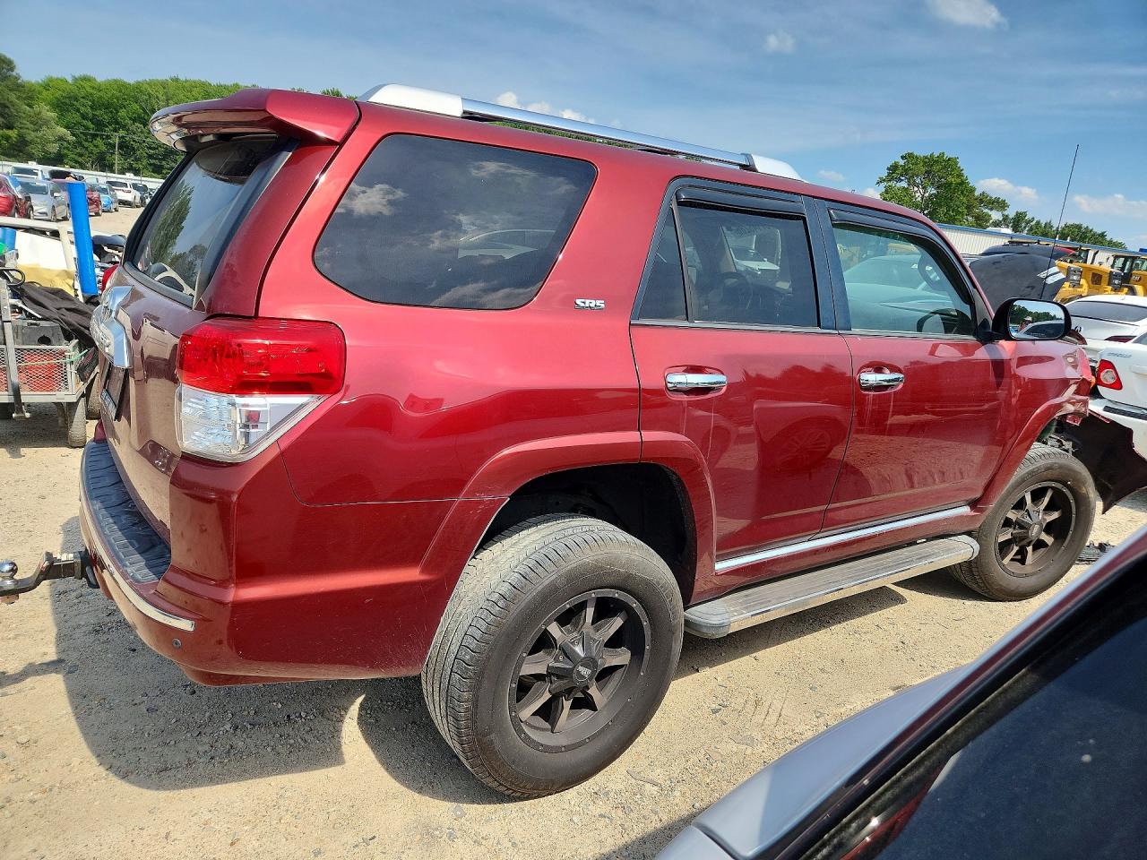 2011 Toyota 4runner Sr5 Burgundy vin: JTEBU5JR4B5038971