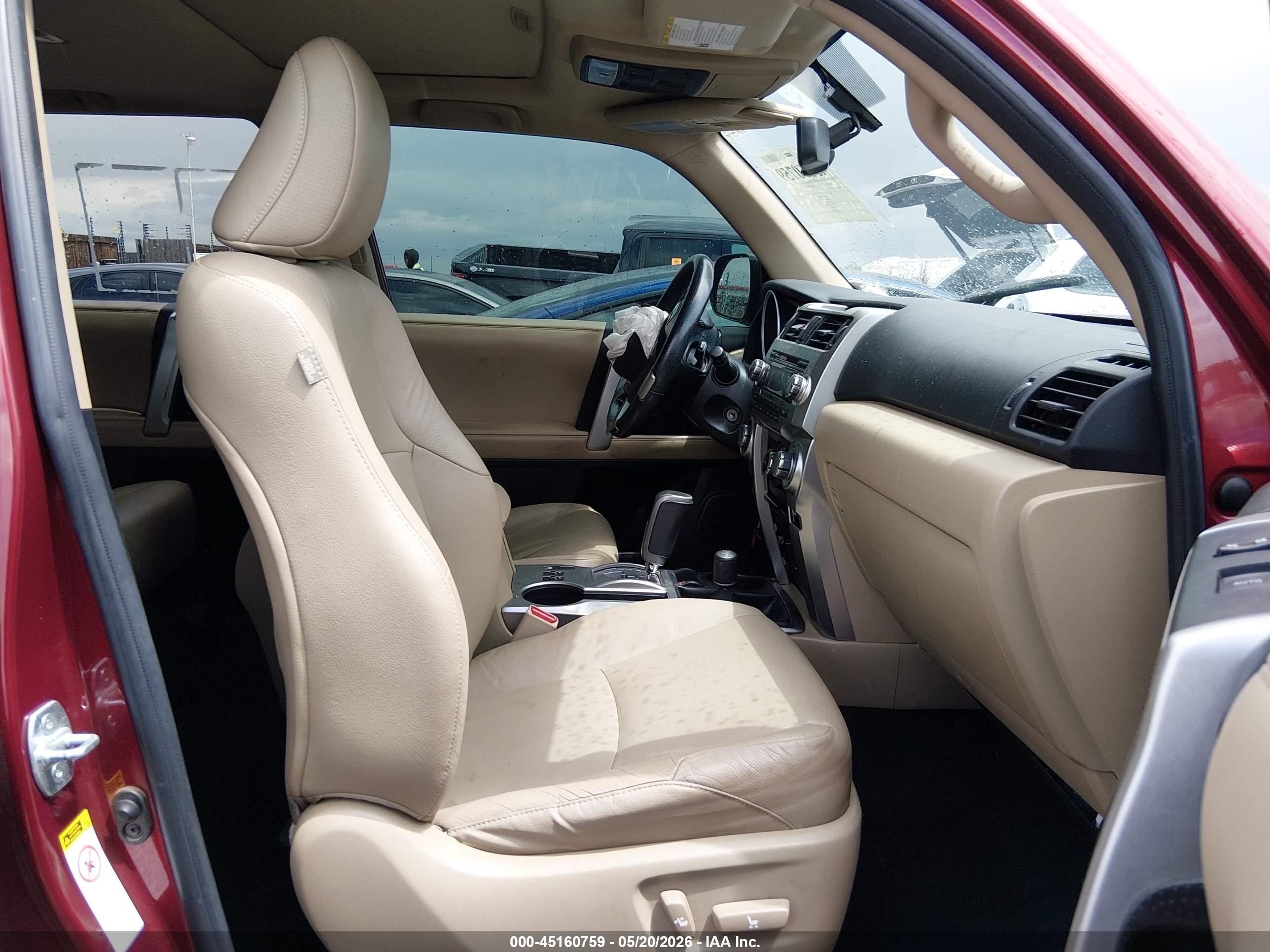 2011 Toyota 4runner Sr5 V6 Red vin: JTEBU5JR4B5051543