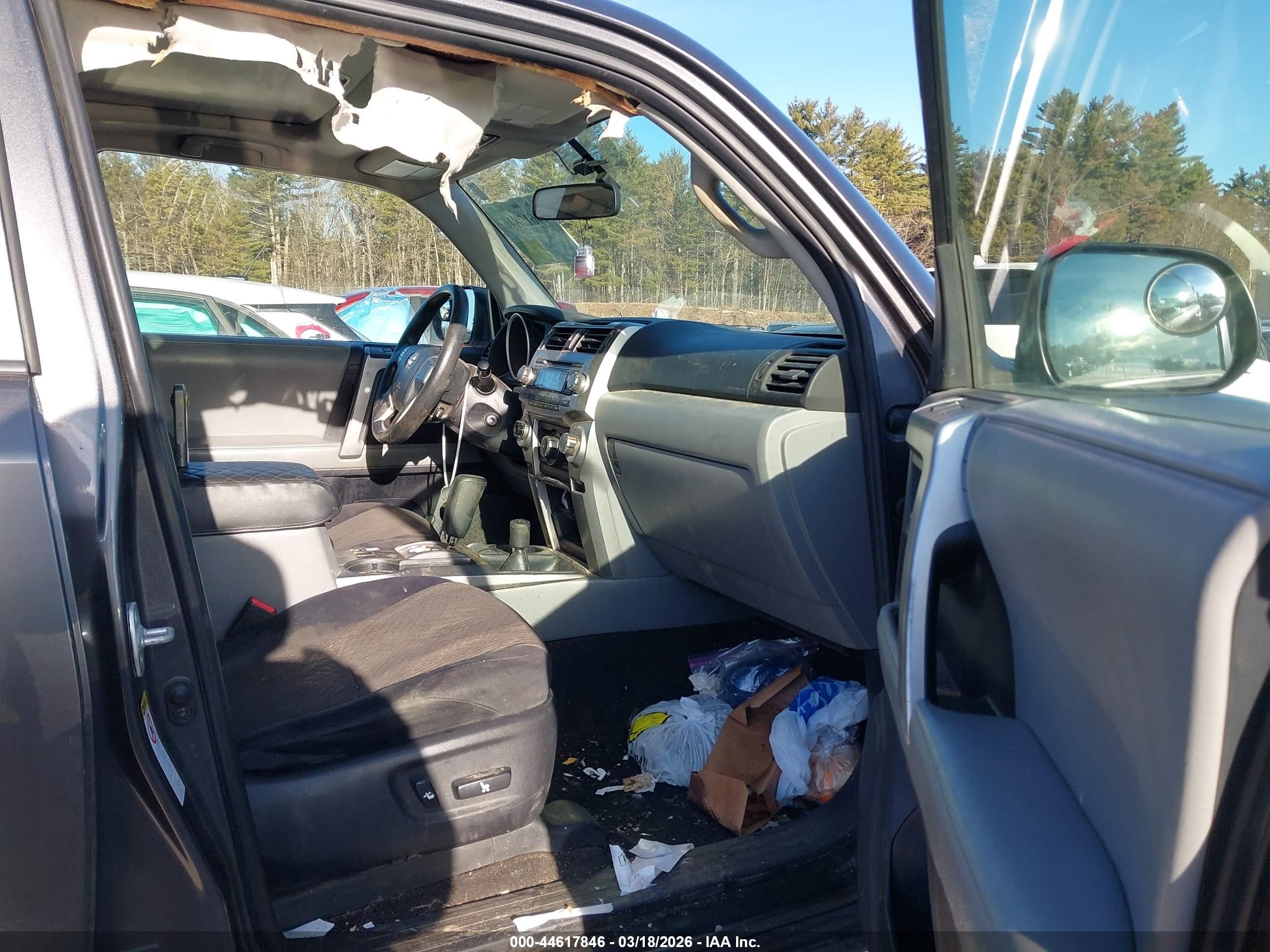 2012 Toyota 4runner Sr5 Серый vin: JTEBU5JR4C5082373