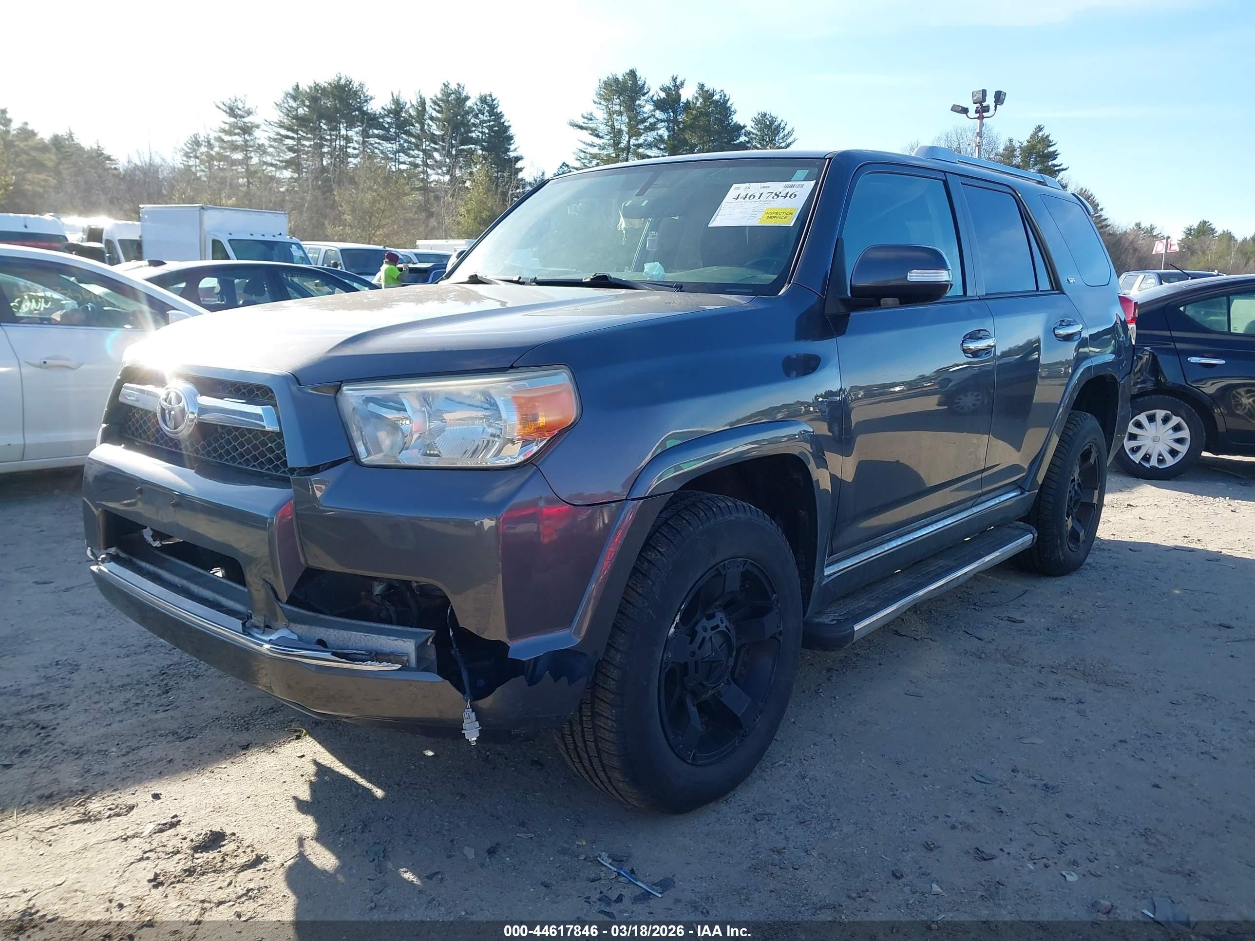 2012 Toyota 4runner Sr5 Серый vin: JTEBU5JR4C5082373