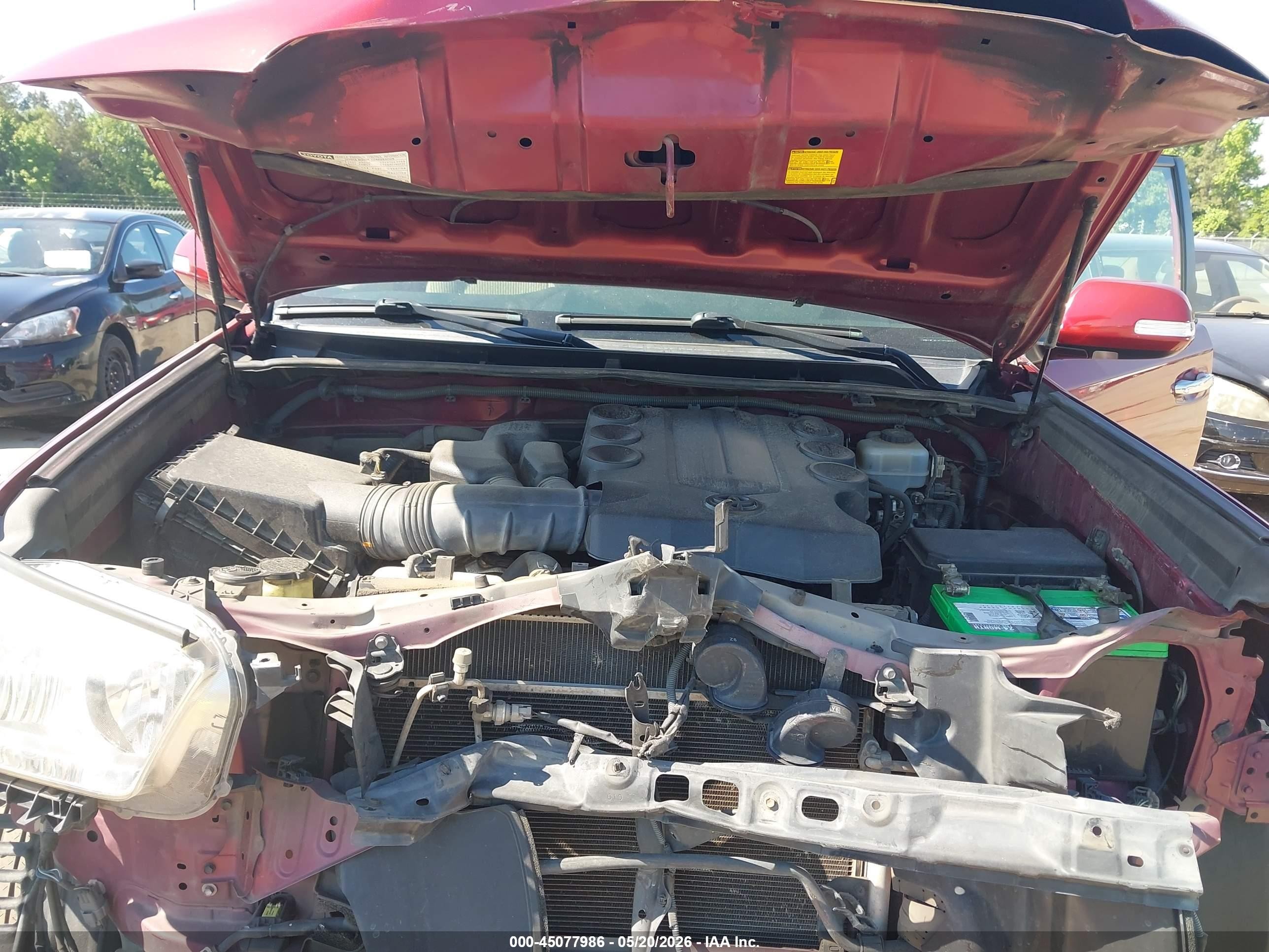 2012 Toyota 4runner Sr5 Red vin: JTEBU5JR4C5094104
