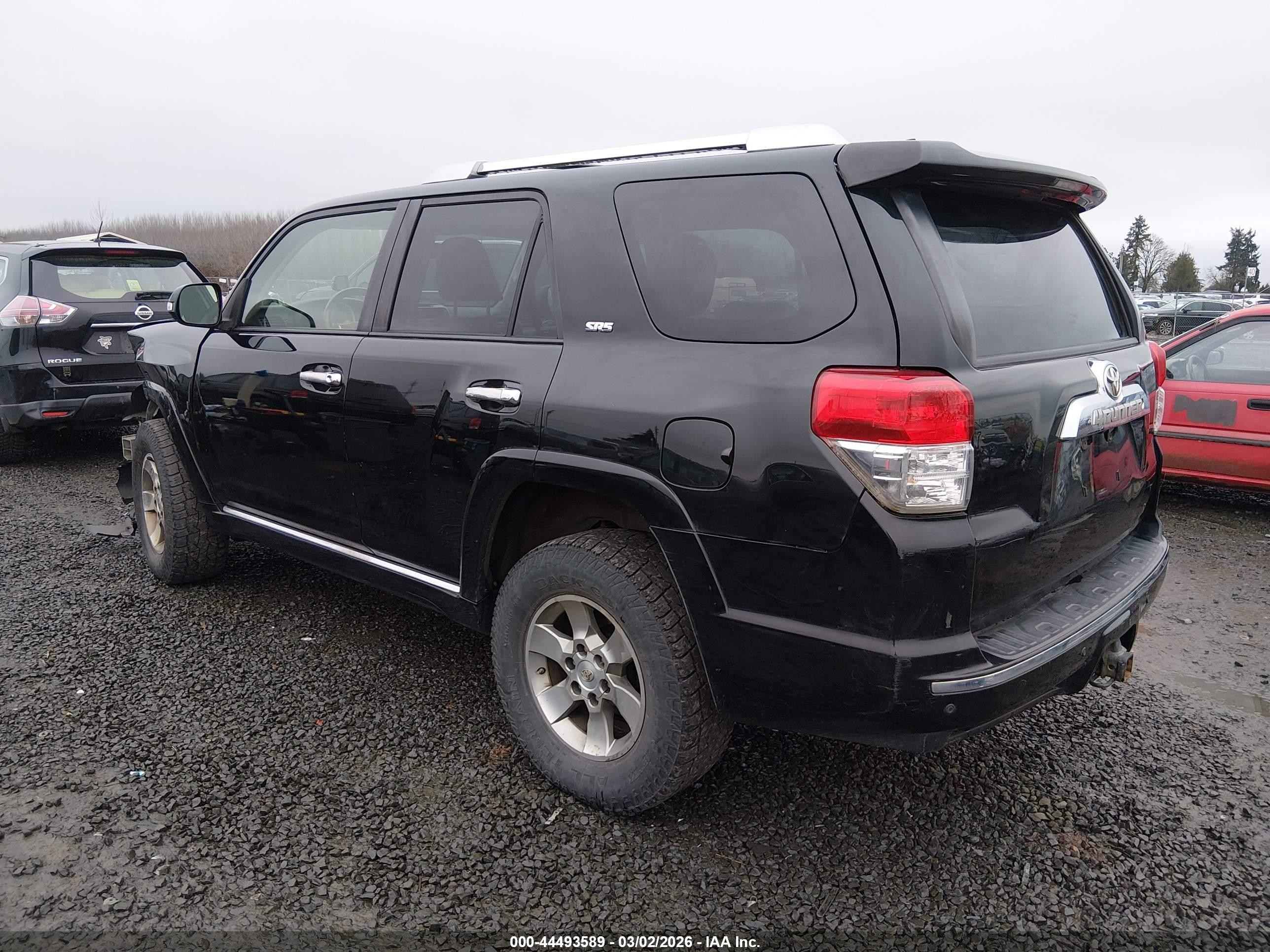 2013 Toyota 4runner Sr5 Black vin: JTEBU5JR4D5133419