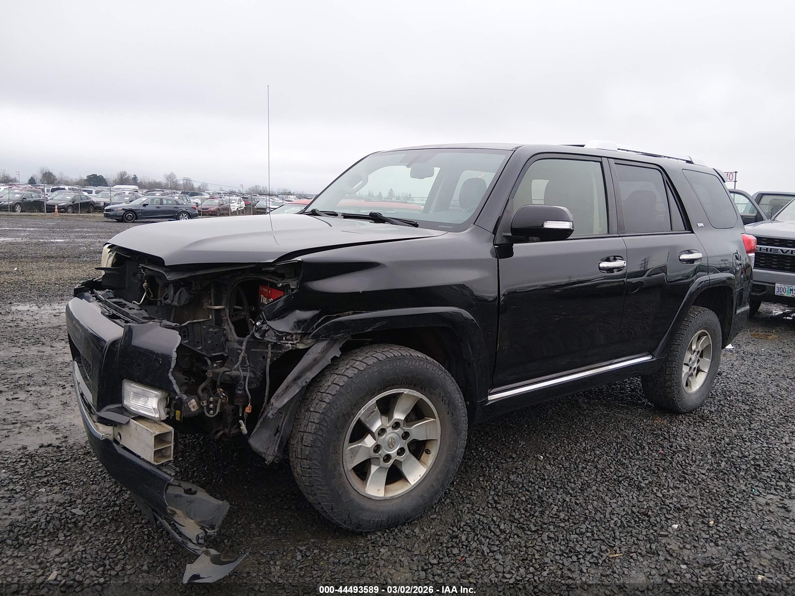 2013 Toyota 4runner Sr5 Black vin: JTEBU5JR4D5133419